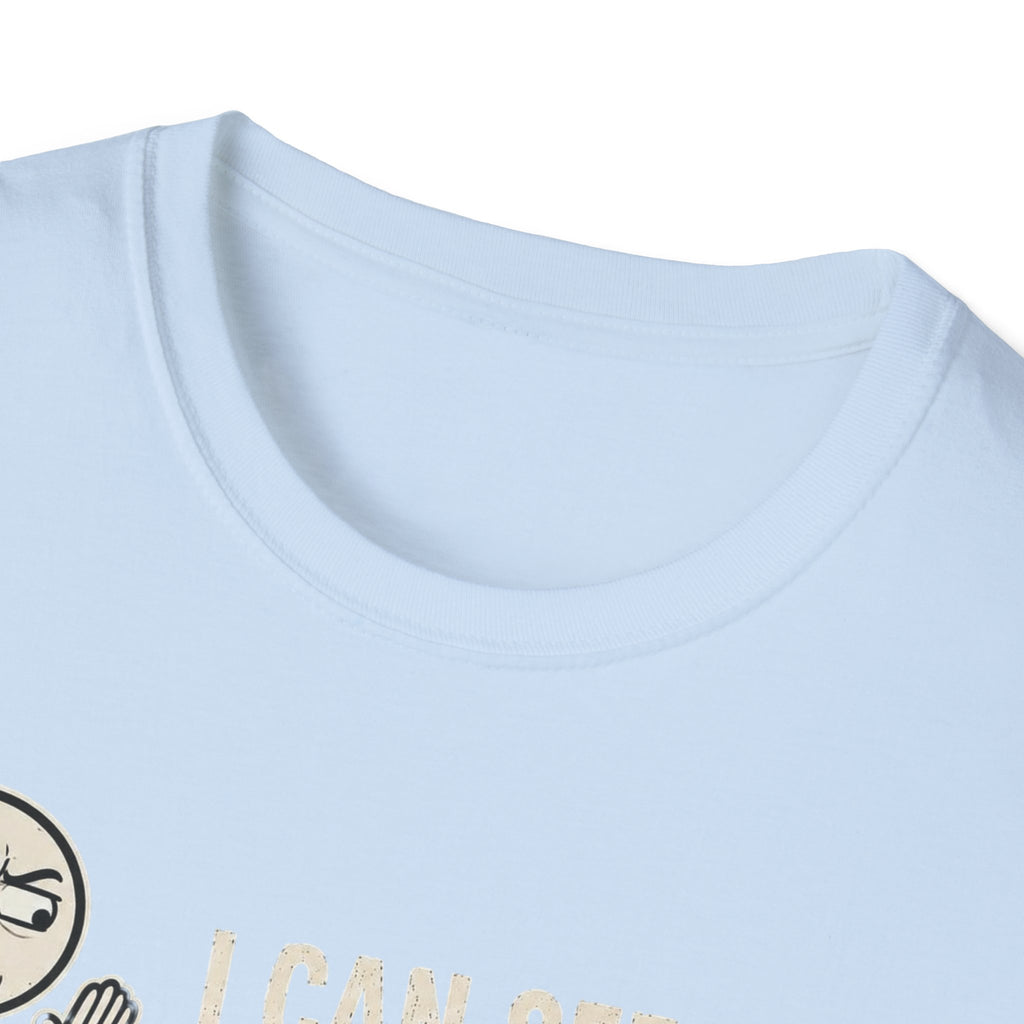 Funny Emoji T-Shirt — "I Can See Your Thoughts, You Pervert" Graphic Tee