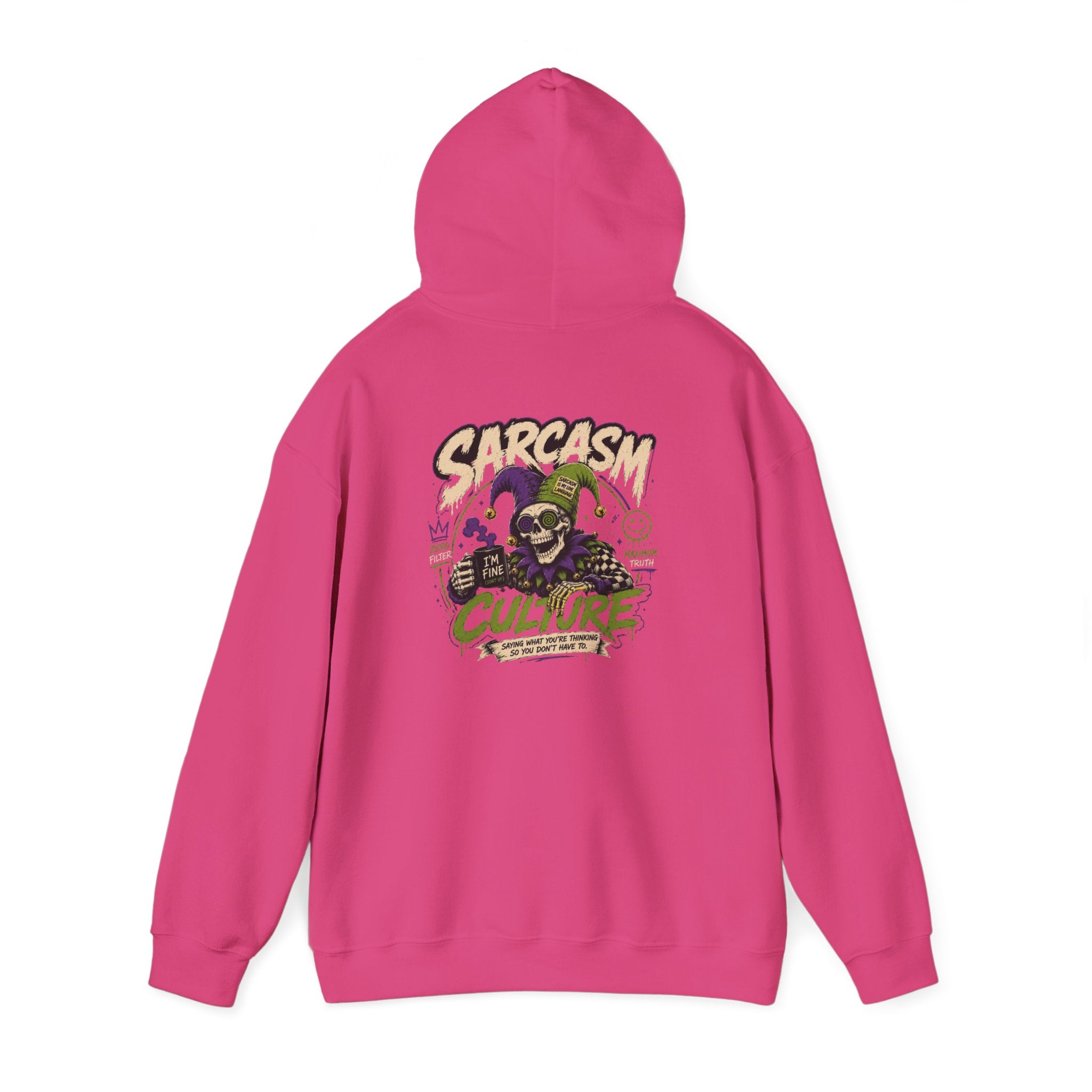 Graphic Heavy Blend Hoodie — Unisex Pullover Sweatshirt