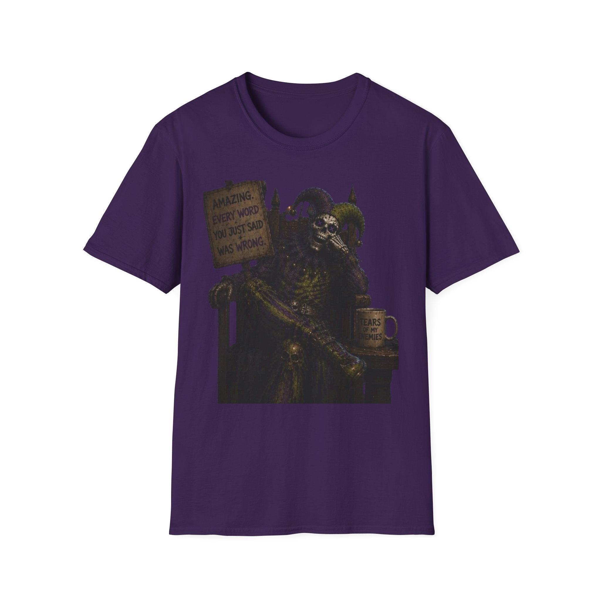 Viking Throne Graphic T-Shirt — "Berserker" Norse Warrior Design