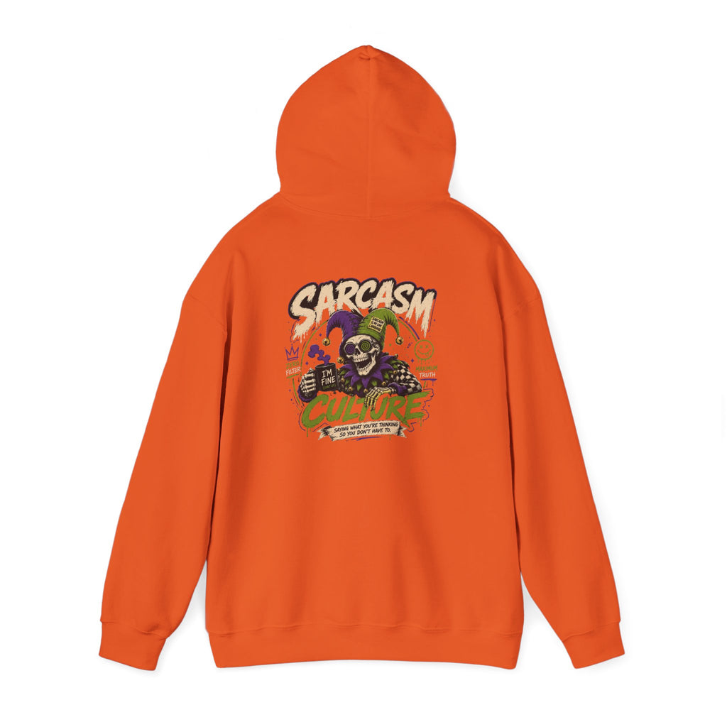 Graphic Heavy Blend Hoodie — Unisex Pullover Sweatshirt