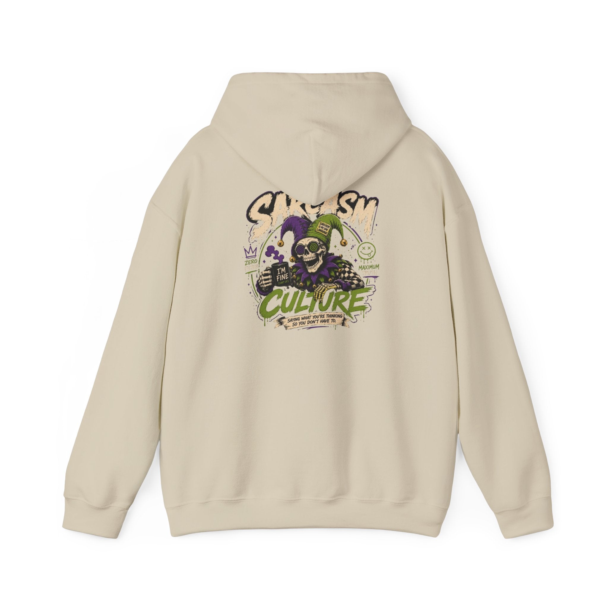 Graphic Heavy Blend Hoodie — Unisex Pullover Sweatshirt