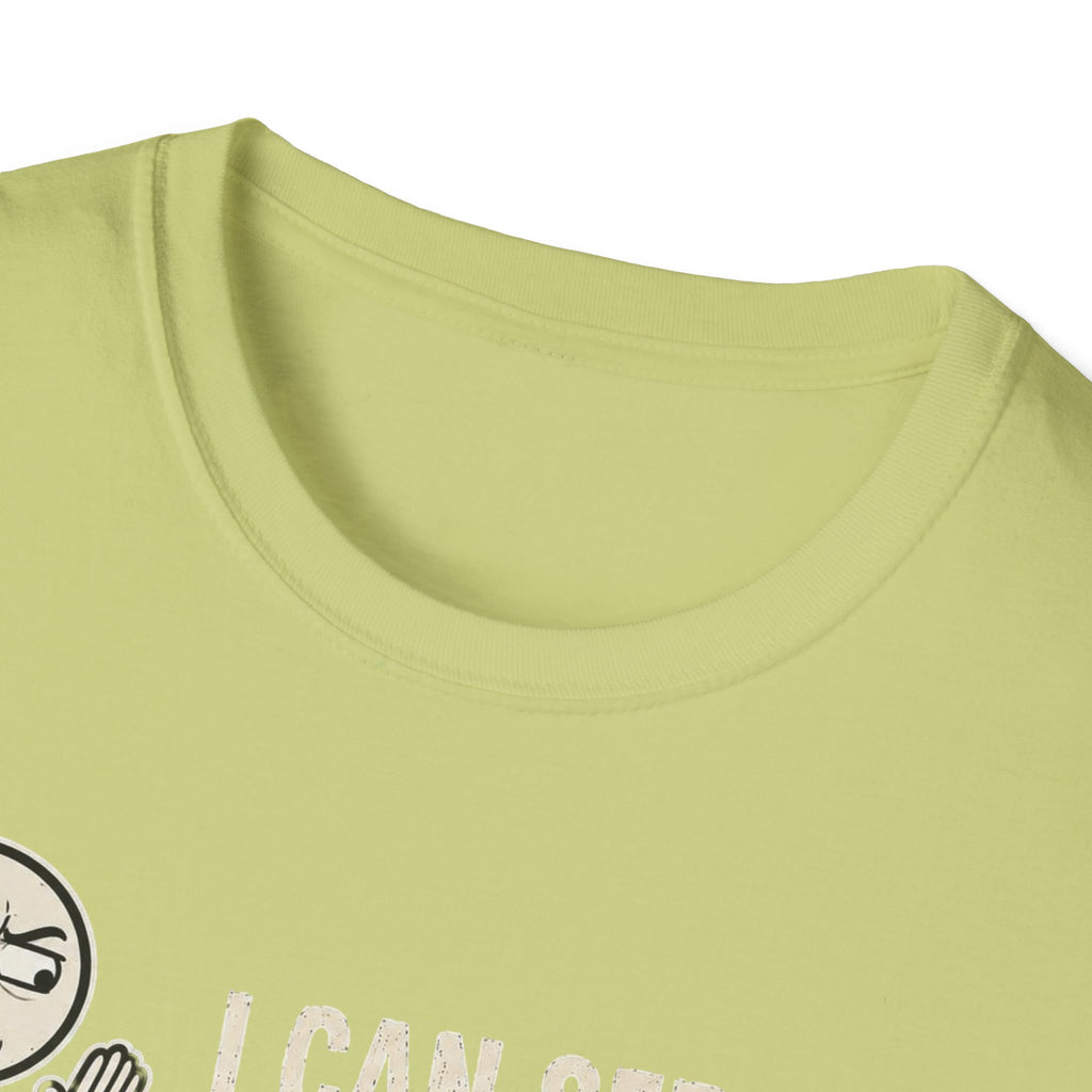 Funny Emoji T-Shirt — "I Can See Your Thoughts, You Pervert" Graphic Tee