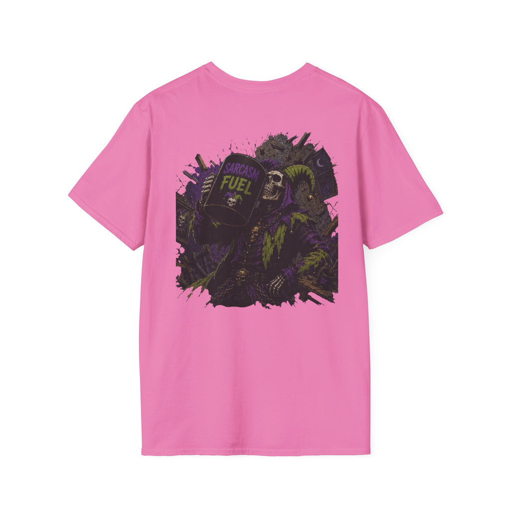 Fuel Mask Graphic T-Shirt — Dark Vaporwave Streetwear