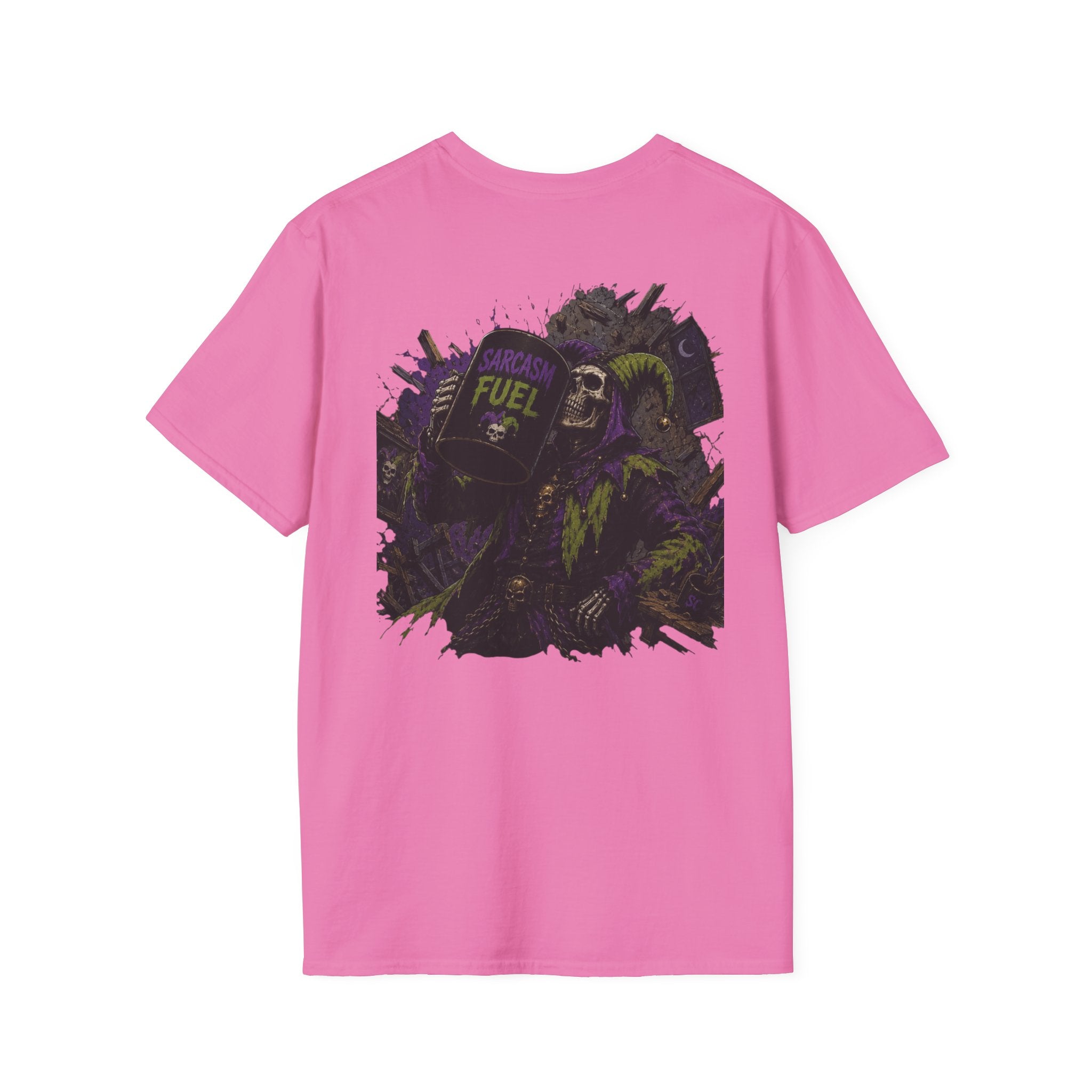 Fuel Mask Graphic T-Shirt — Dark Vaporwave Streetwear