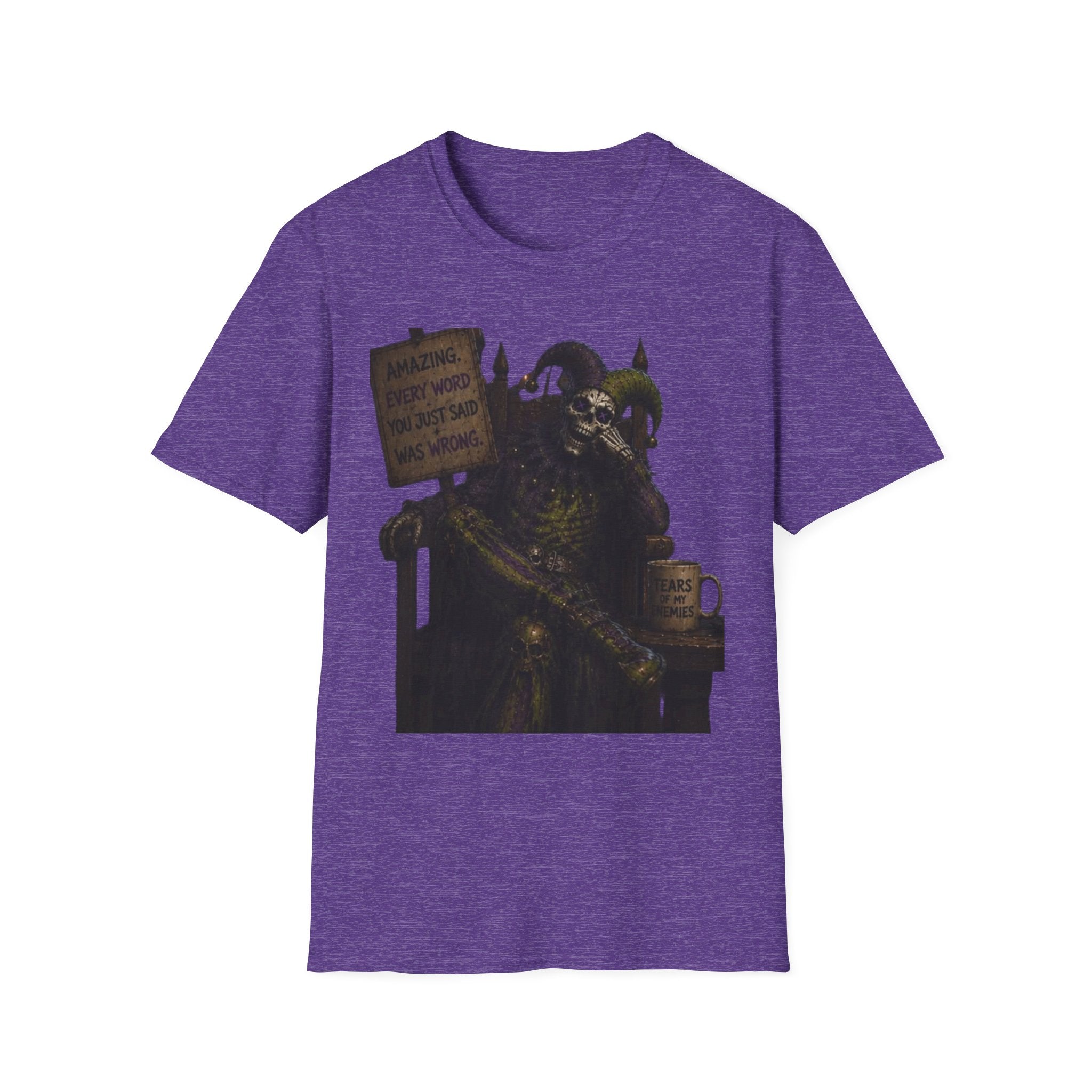 Viking Throne Graphic T-Shirt — "Berserker" Norse Warrior Design