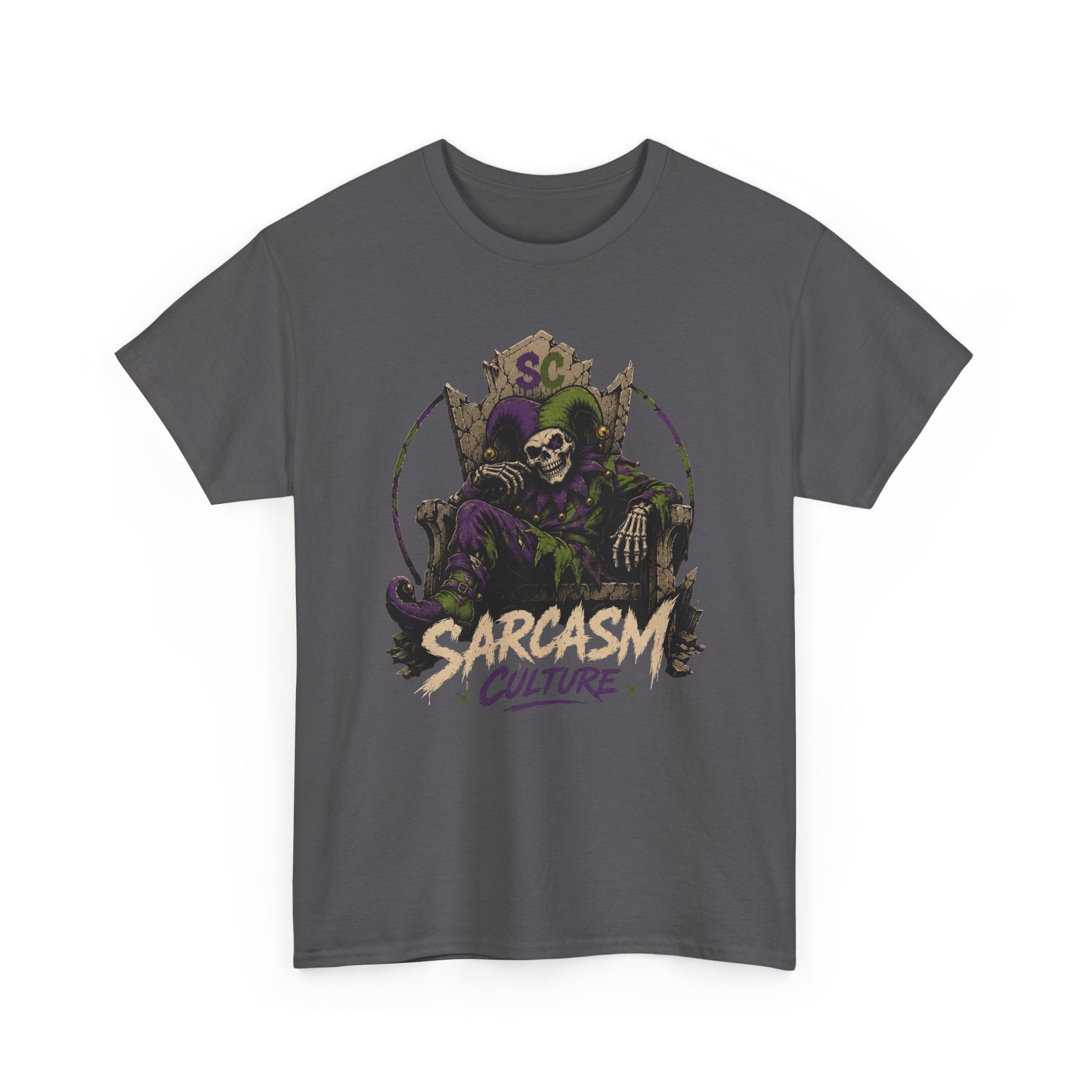 Jester Throne Tee — The Original Sarcasm Culture Graphic T-Shirt