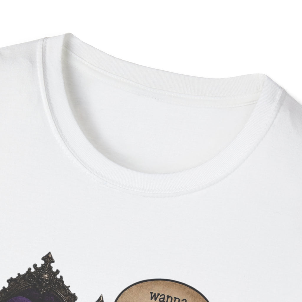 Jester Throne T-Shirt — “Wicked and a Smart Ass” Dark Gothic Graphic Tee