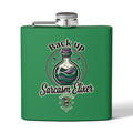Sarcasm Elixir Flask — 6oz Stainless Steel Hip Flask