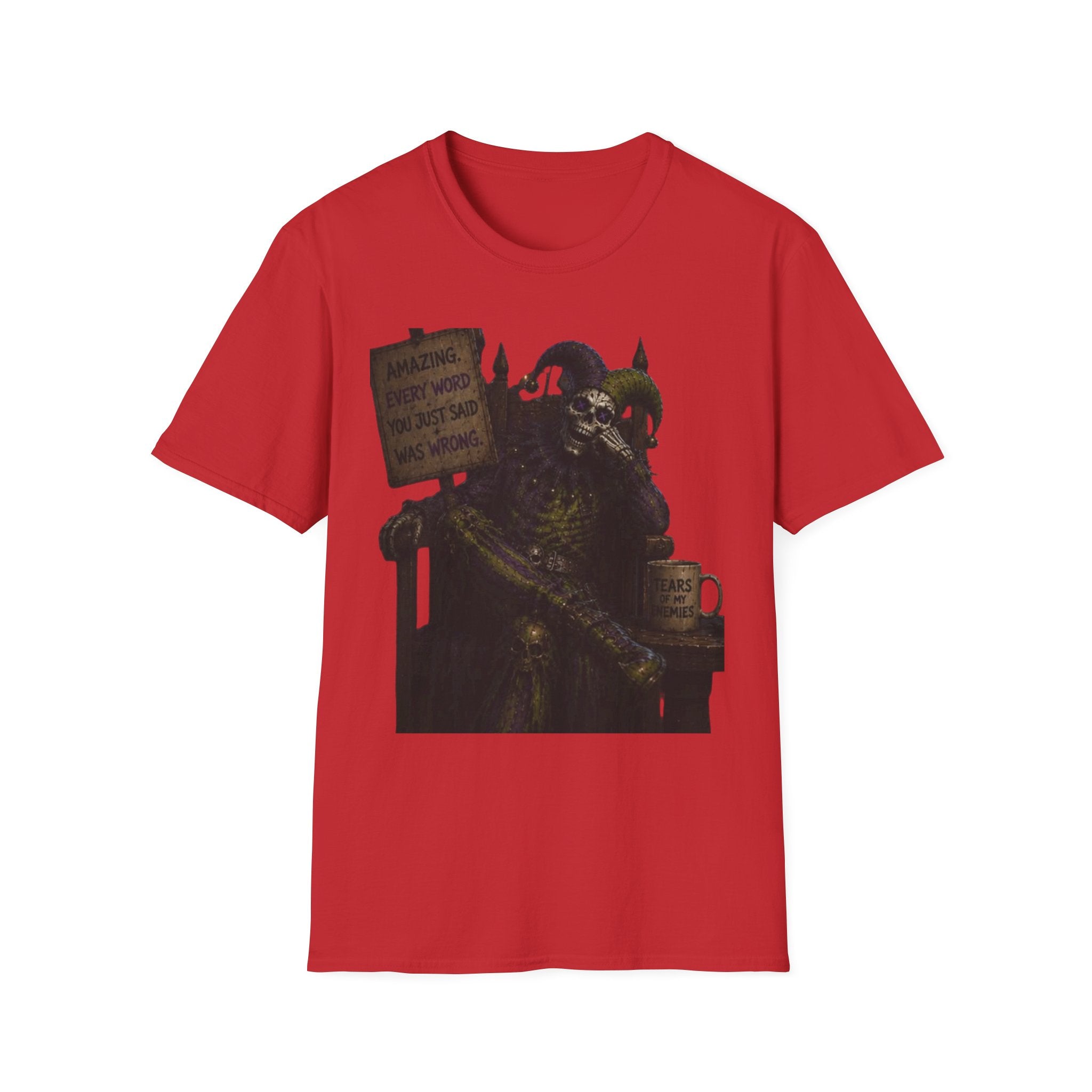 Viking Throne Graphic T-Shirt — "Berserker" Norse Warrior Design