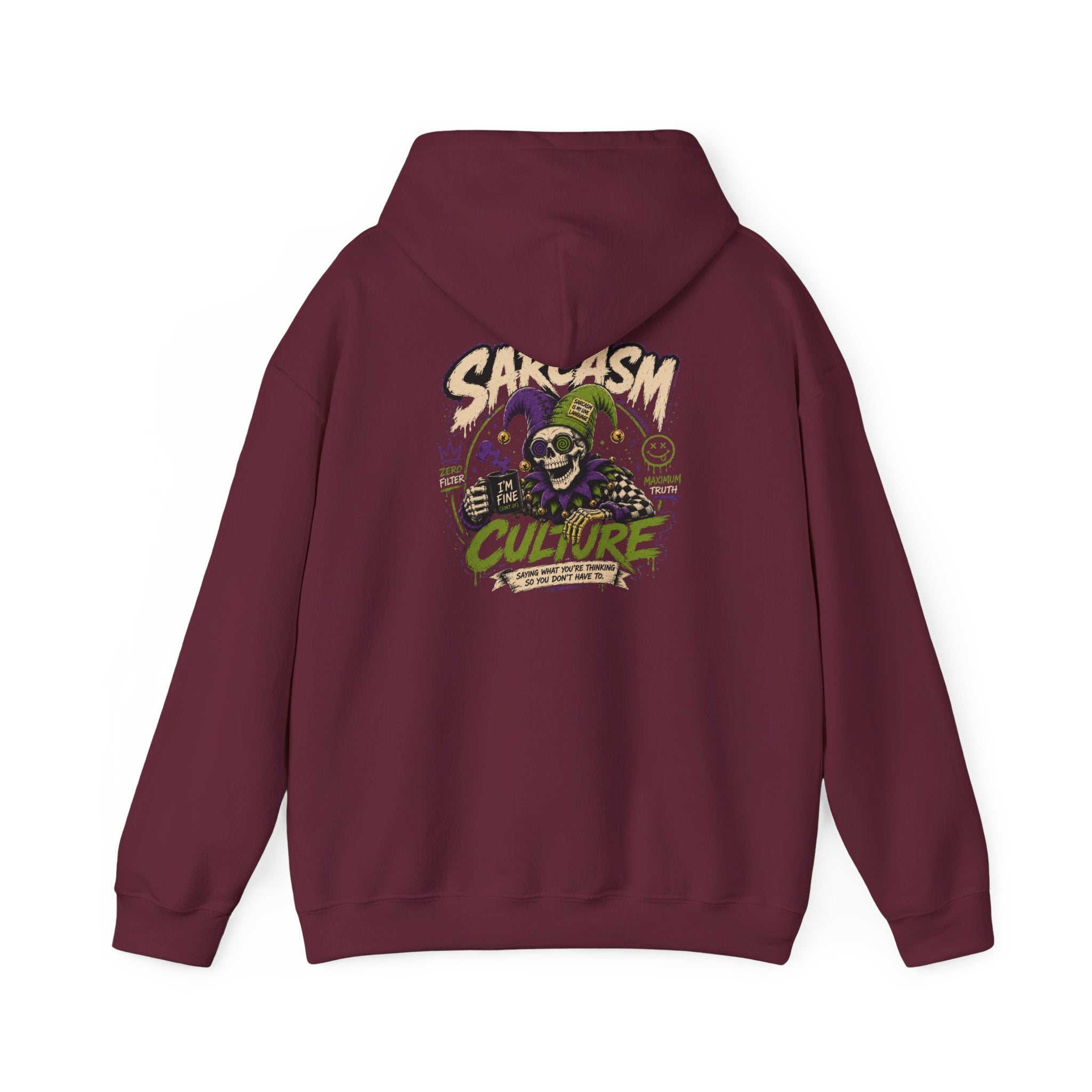 Graphic Heavy Blend Hoodie — Unisex Pullover Sweatshirt