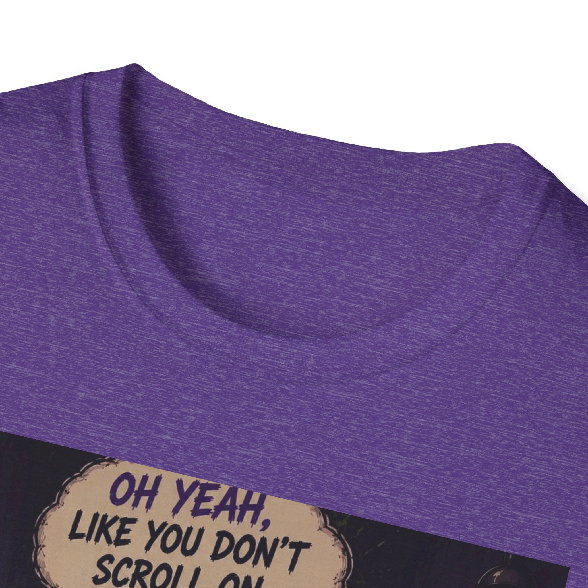 Skull Throne T-Shirt — 'Oh Yeah, Like You Don't Scroll on the Bowl' Gothic Graphic Tee
