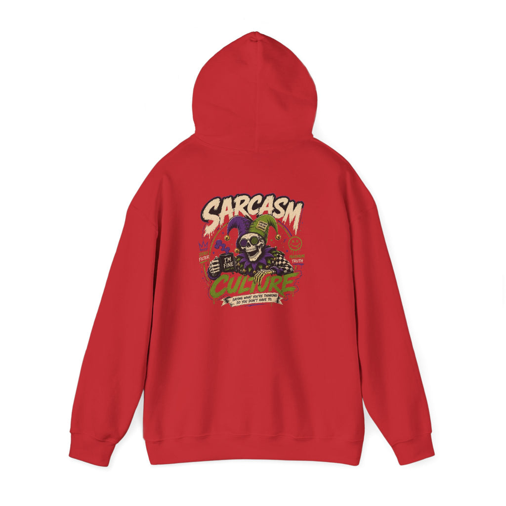Graphic Heavy Blend Hoodie — Unisex Pullover Sweatshirt