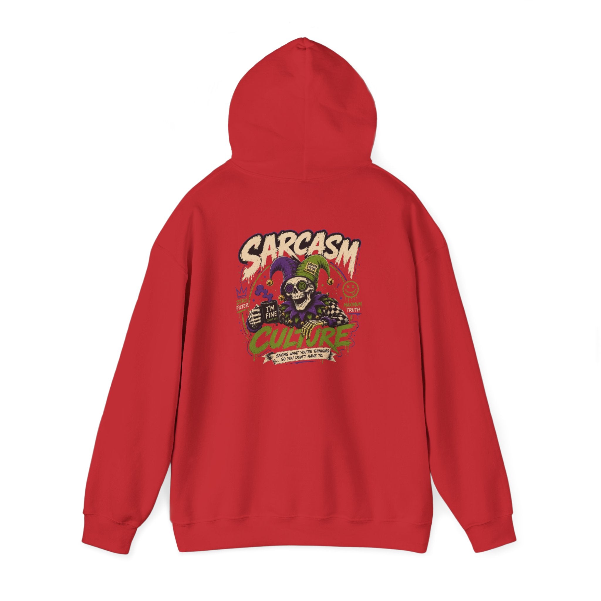 Graphic Heavy Blend Hoodie — Unisex Pullover Sweatshirt