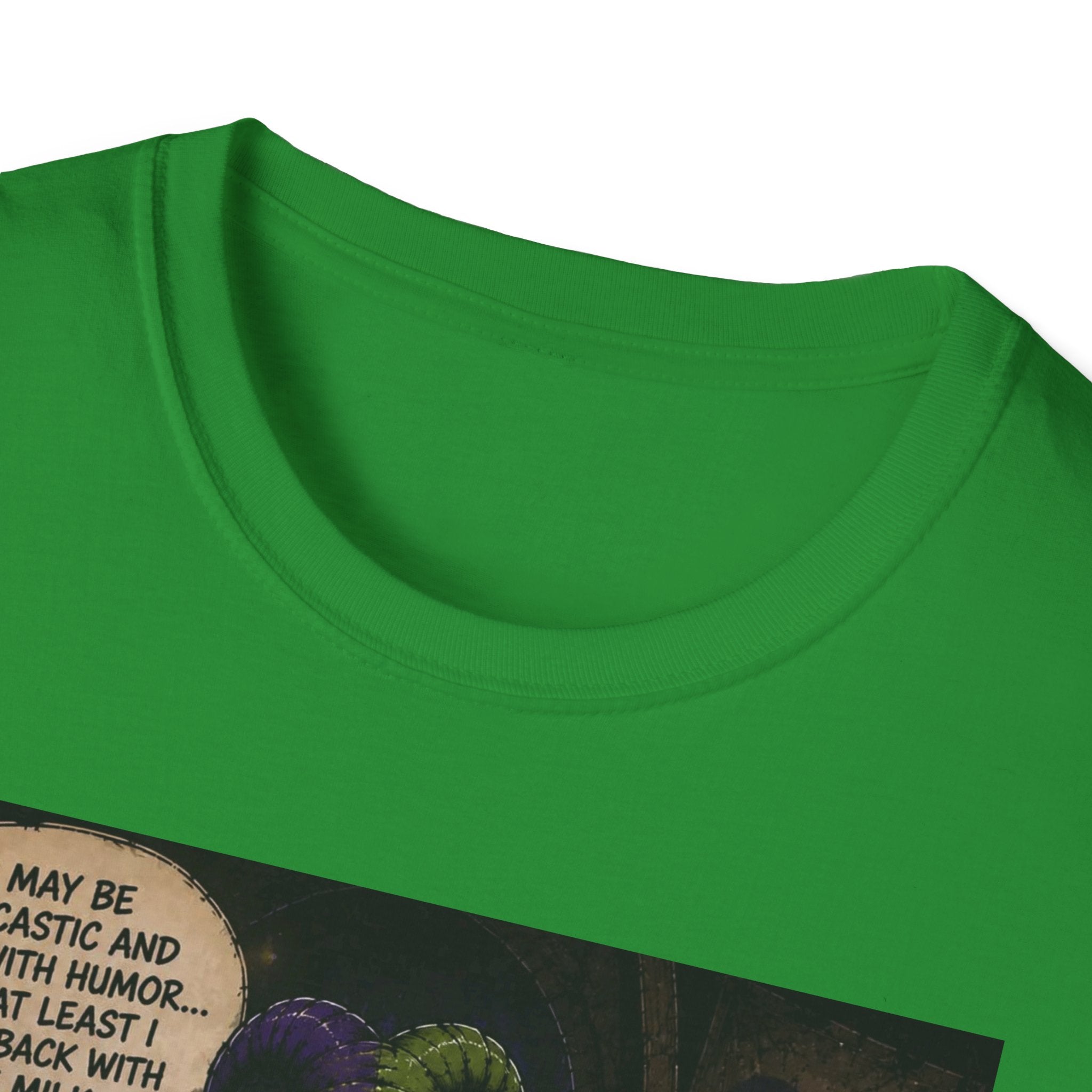 Skeleton with Milk Jug Graphic T-Shirt — 'I Love It When My Bones Pop' Goth Halloween Tee