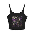 How Stupid?! — Jester Spaghetti Strap Crop Tank Top