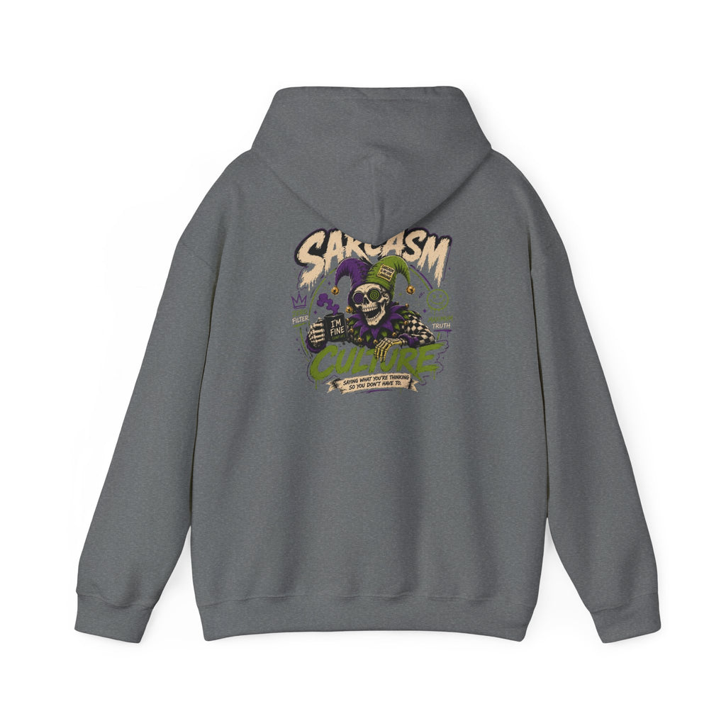 Graphic Heavy Blend Hoodie — Unisex Pullover Sweatshirt