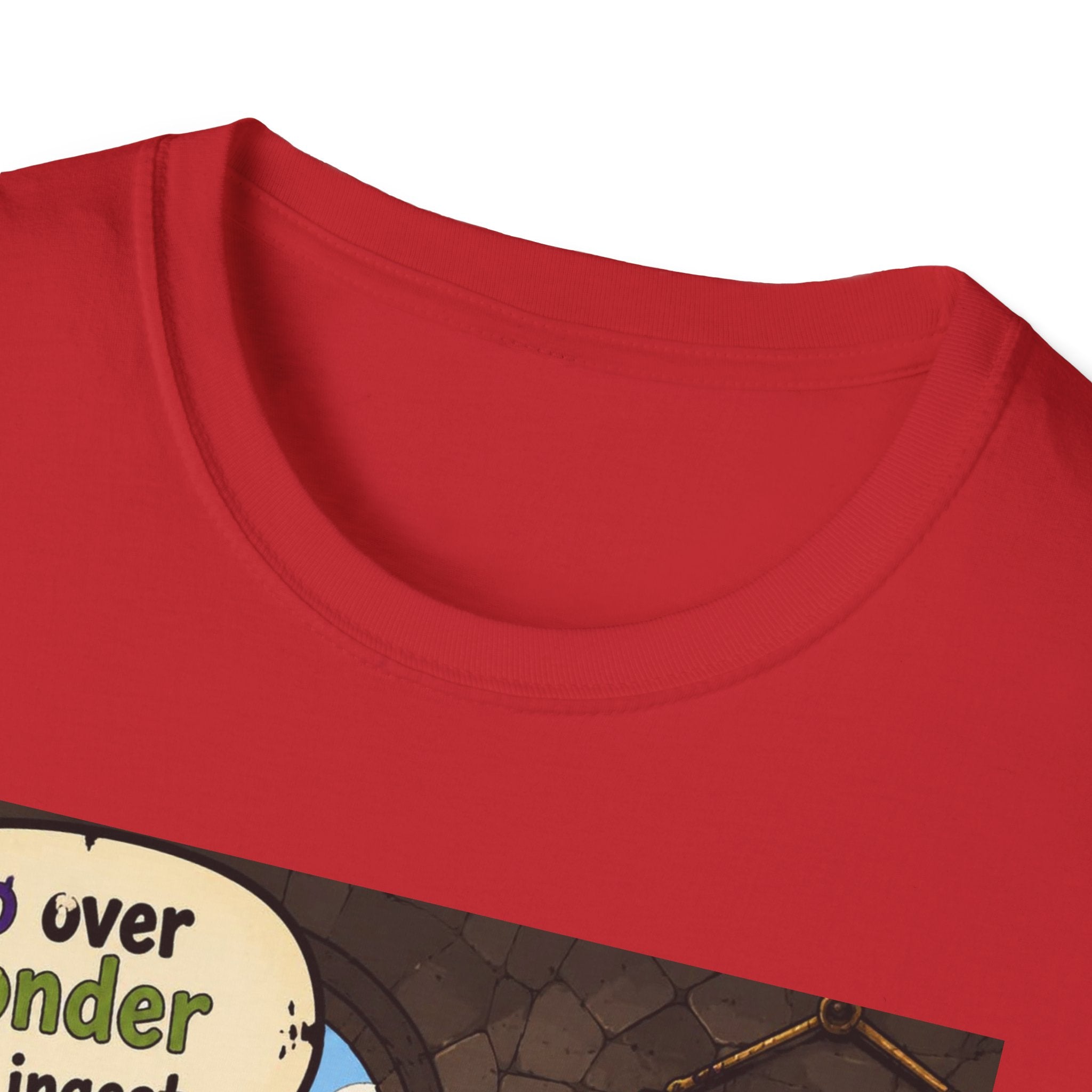 Funny Medieval Skeleton T‑Shirt – 'Go over yonder and ingest a satchel of Richard's' Graphic Tee