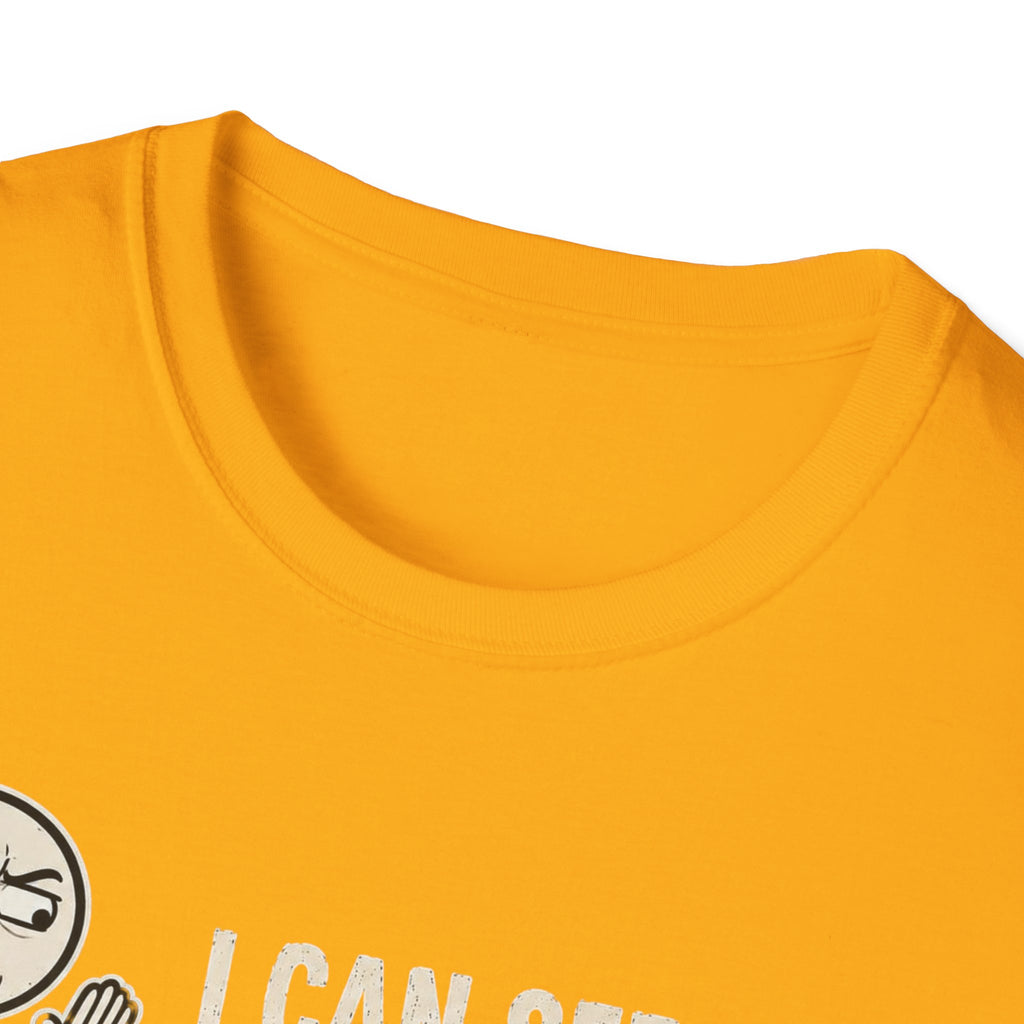 Funny Emoji T-Shirt — "I Can See Your Thoughts, You Pervert" Graphic Tee