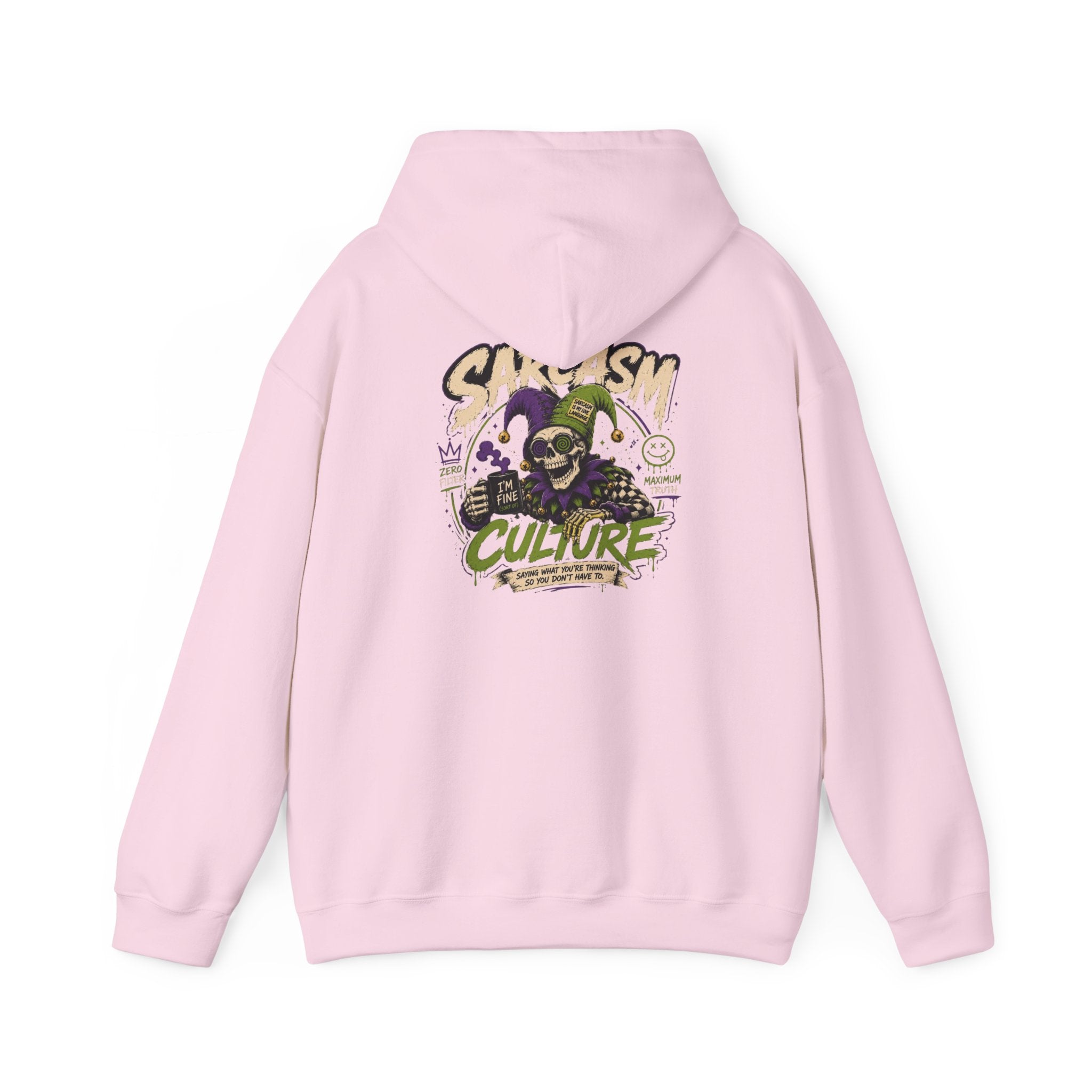 Graphic Heavy Blend Hoodie — Unisex Pullover Sweatshirt