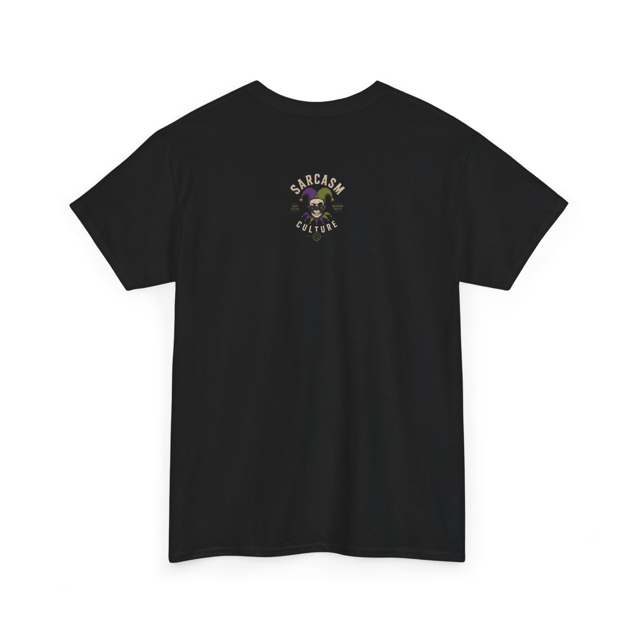 So I Hung Up Skull Jester T-Shirt — Goth Humor Graphic Tee