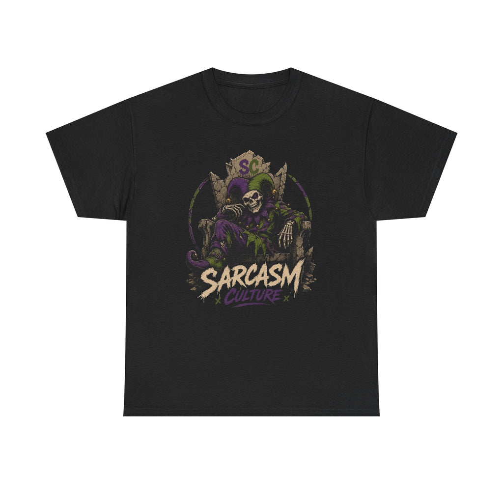 Jester Throne Tee — The Original Sarcasm Culture Graphic T-Shirt
