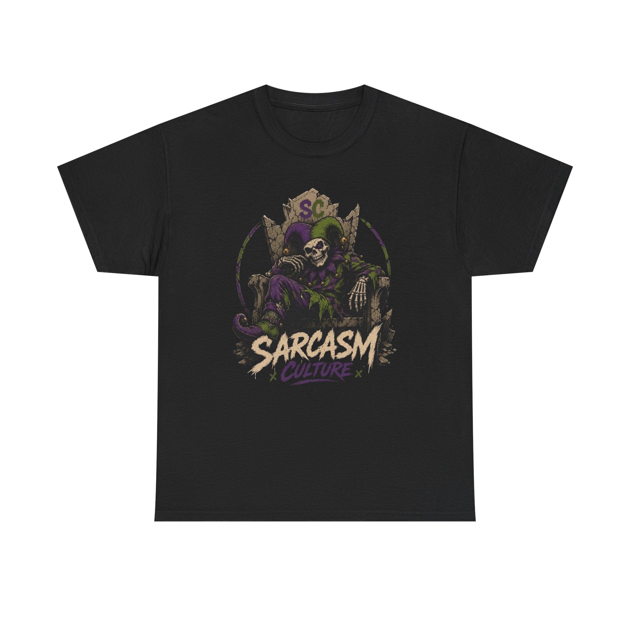 Jester Throne Tee — The Original Sarcasm Culture Graphic T-Shirt