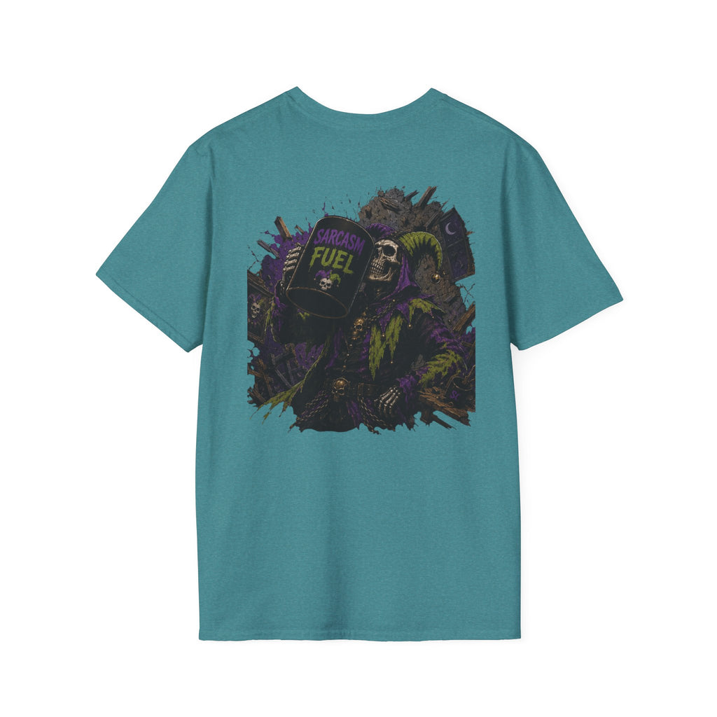 Fuel Mask Graphic T-Shirt — Dark Vaporwave Streetwear
