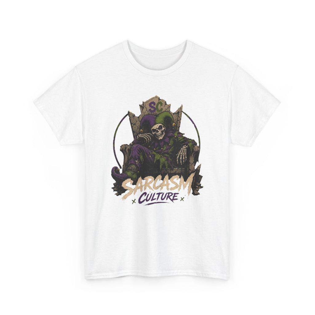 Jester Throne Tee — The Original Sarcasm Culture Graphic T-Shirt