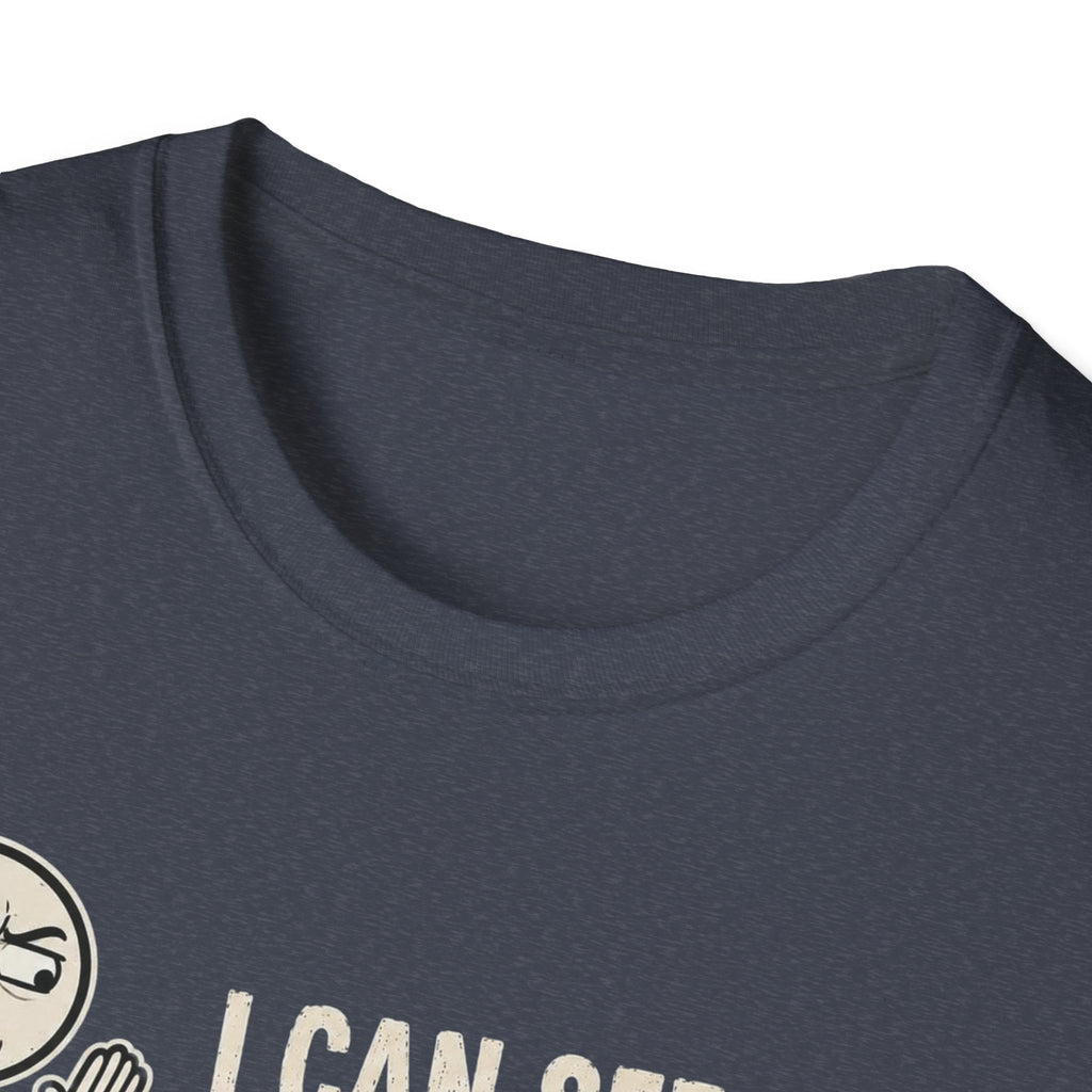 Funny Emoji T-Shirt — "I Can See Your Thoughts, You Pervert" Graphic Tee