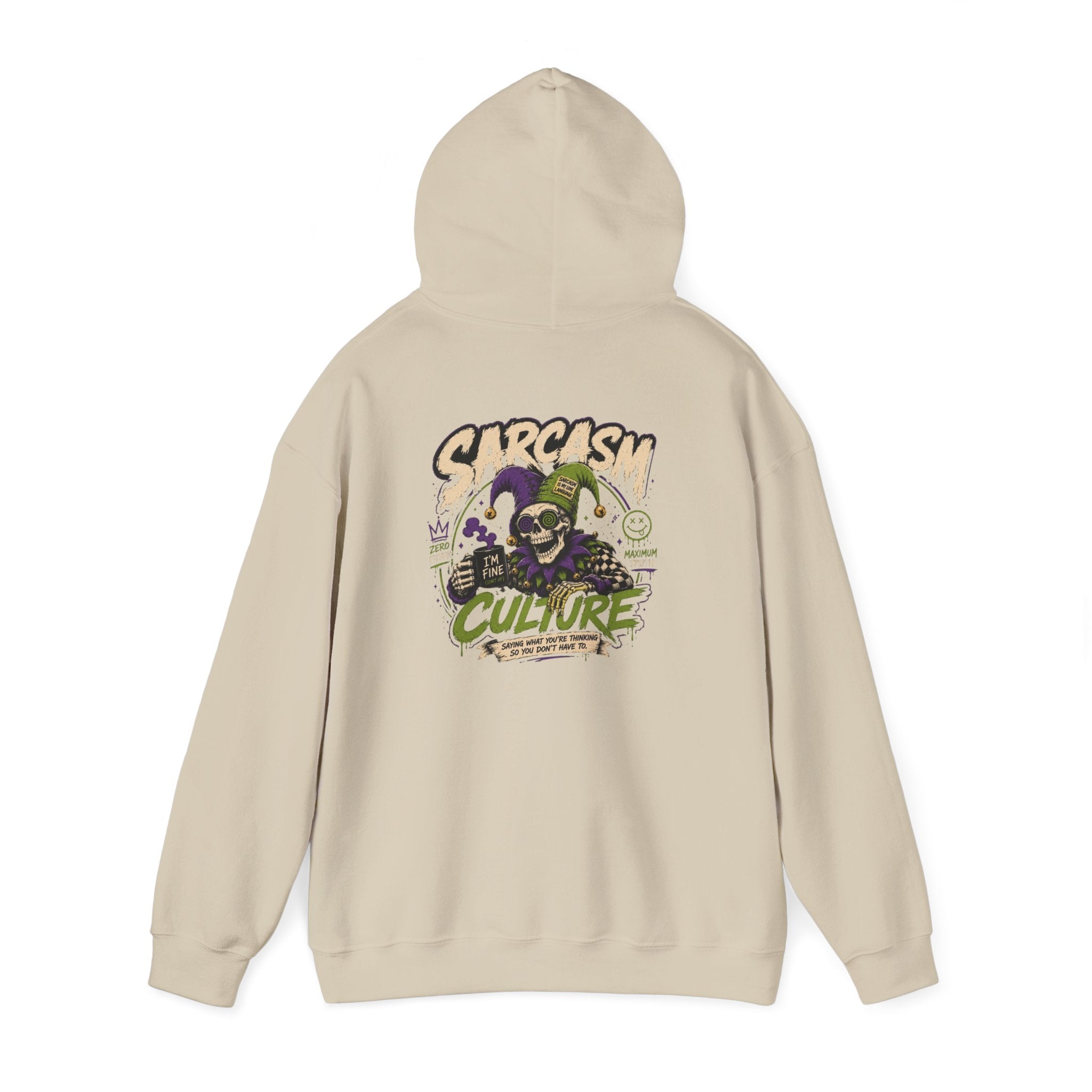 Graphic Heavy Blend Hoodie — Unisex Pullover Sweatshirt