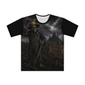 Sarcasm Culture Skull Jester T-Shirt — All-Over Print Dark Humor Graphic Tee