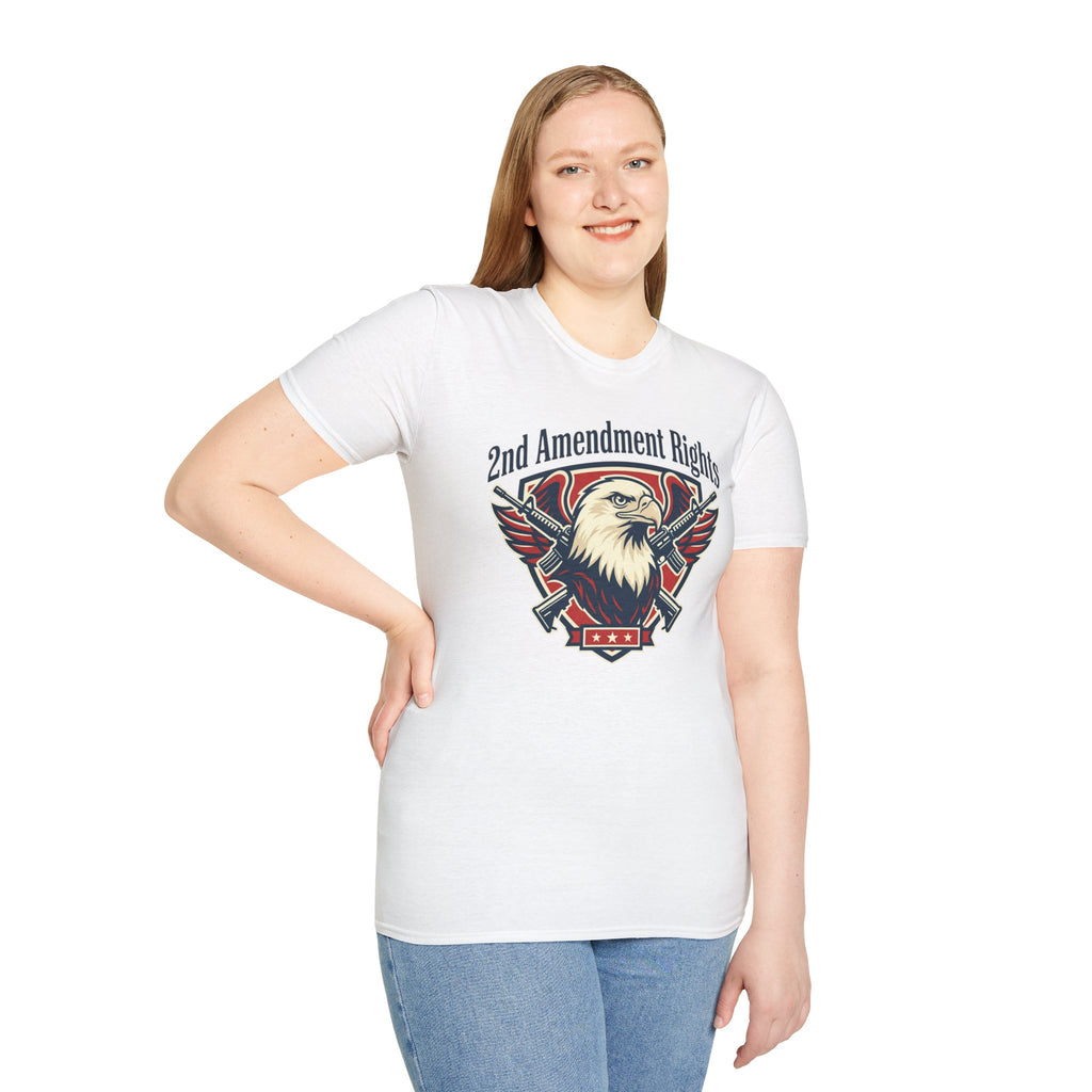 2nd Amendment Rights Eagle T-Shirt – Patriotic Gun Rights Tee