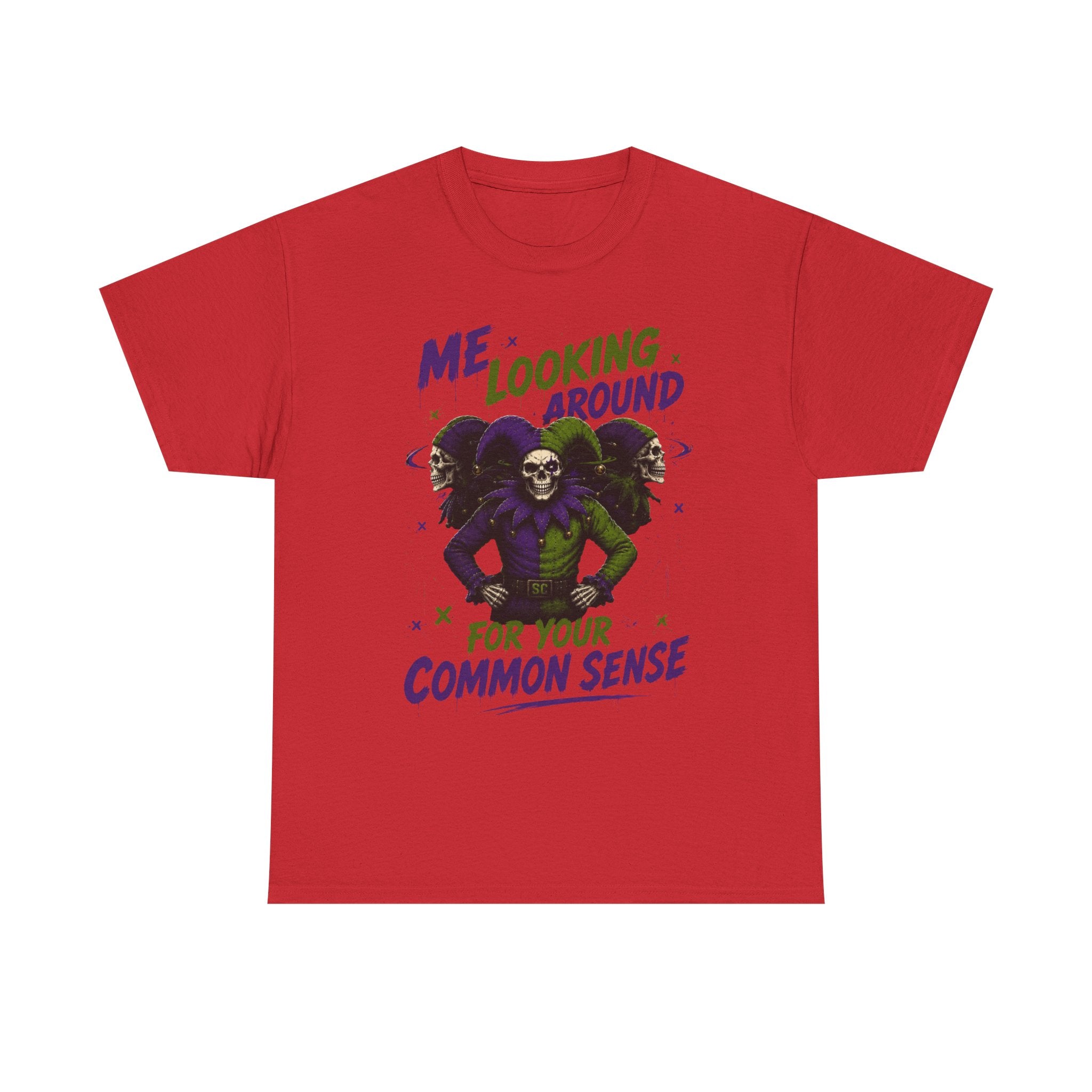 'Me Looking Around for Your Common Sense' Funny Graphic T-Shirt