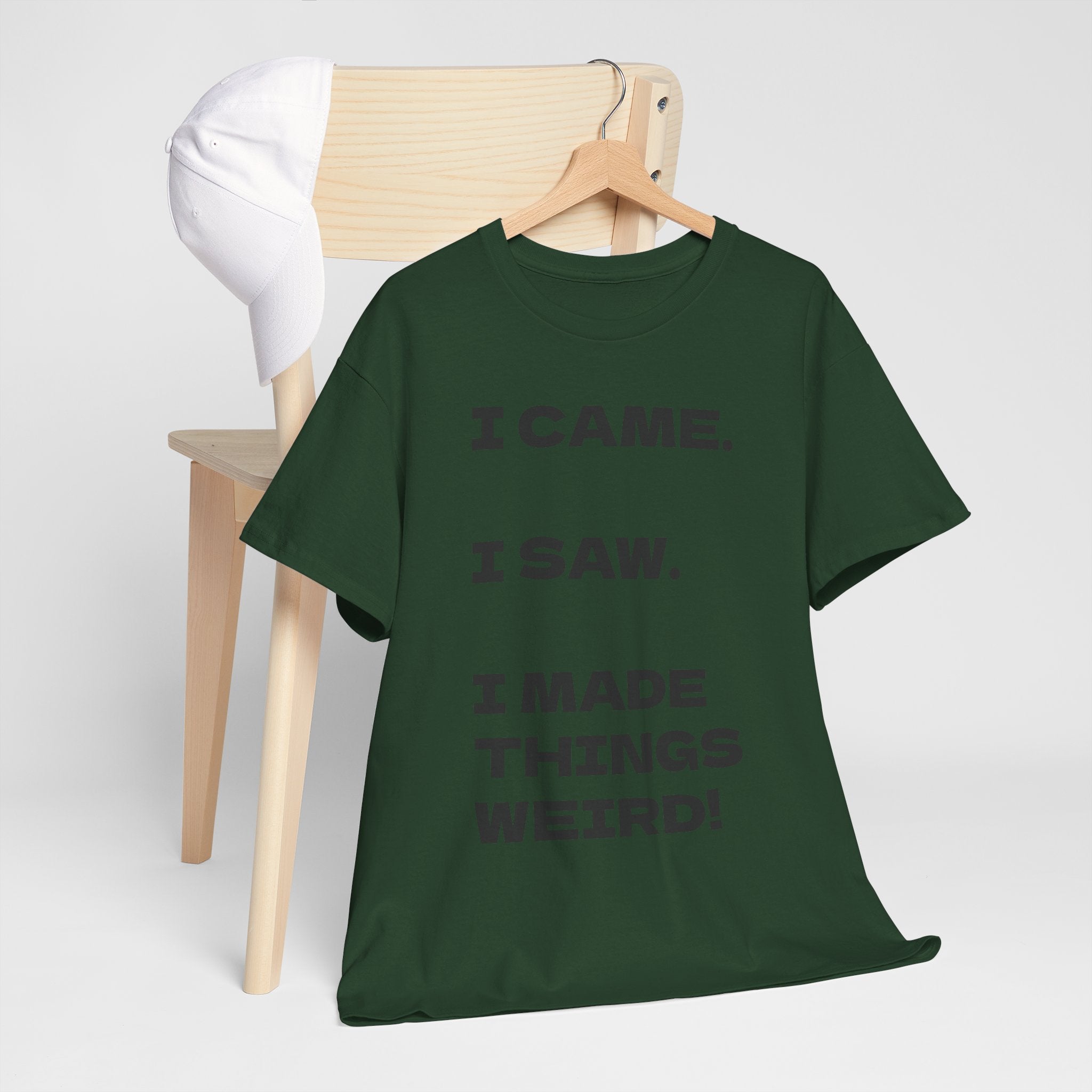I Came I Saw I Made Things Weird T-Shirt — Funny Sarcastic Graphic Tee