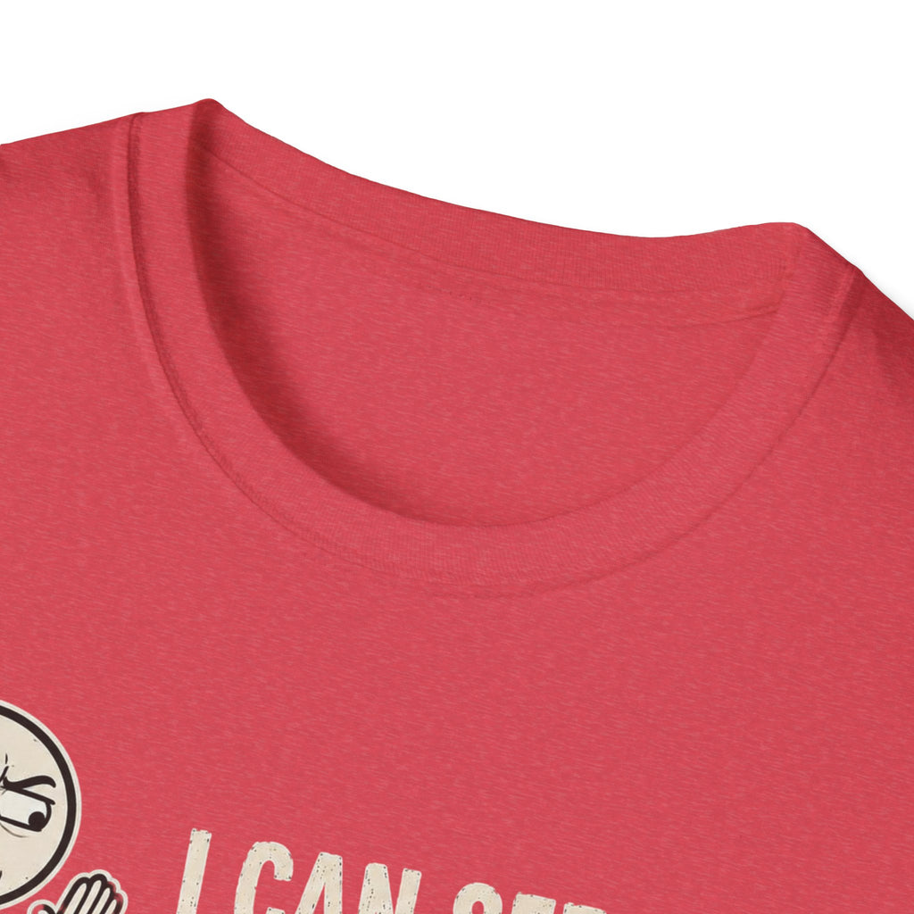 Funny Emoji T-Shirt — "I Can See Your Thoughts, You Pervert" Graphic Tee