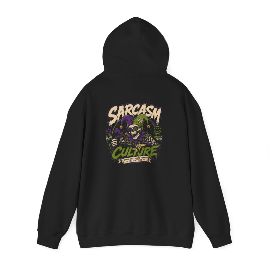 Graphic Heavy Blend Hoodie — Unisex Pullover Sweatshirt