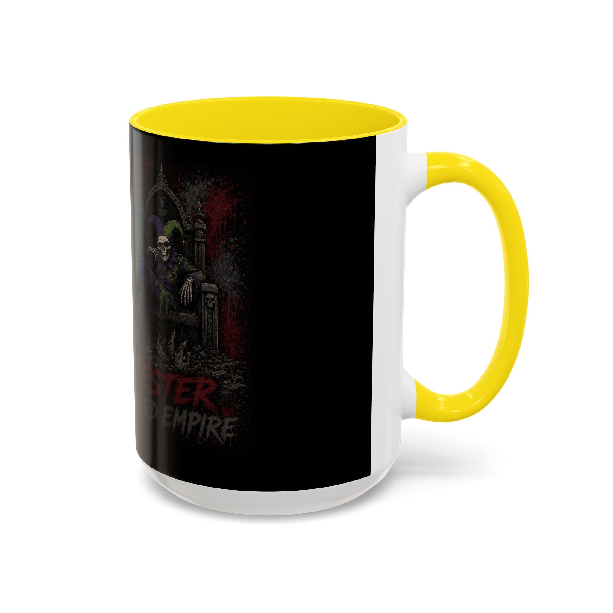 Graphic Accent Coffee Mug — 11oz & 15oz Ceramic