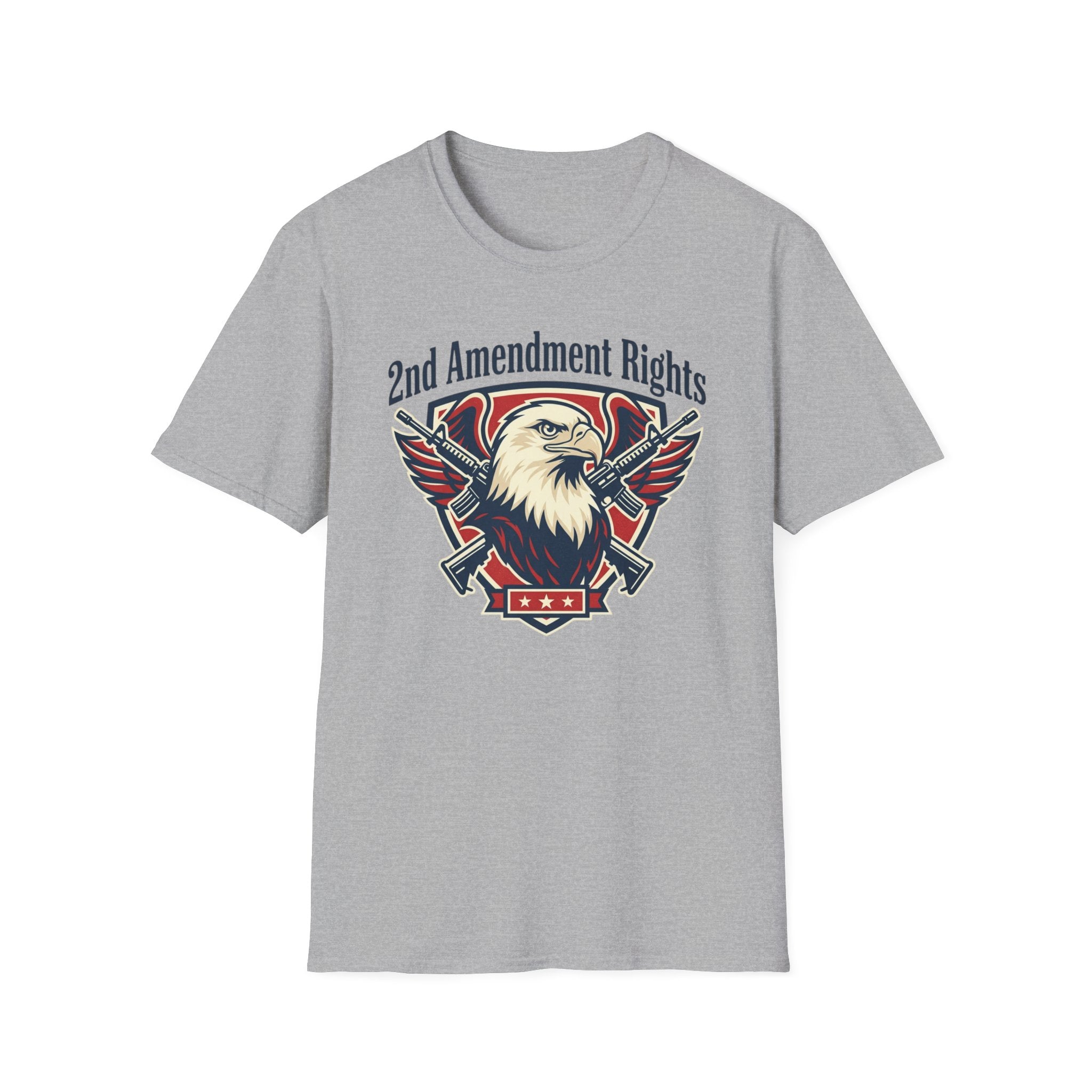 2nd Amendment Rights Eagle T-Shirt – Patriotic Gun Rights Tee