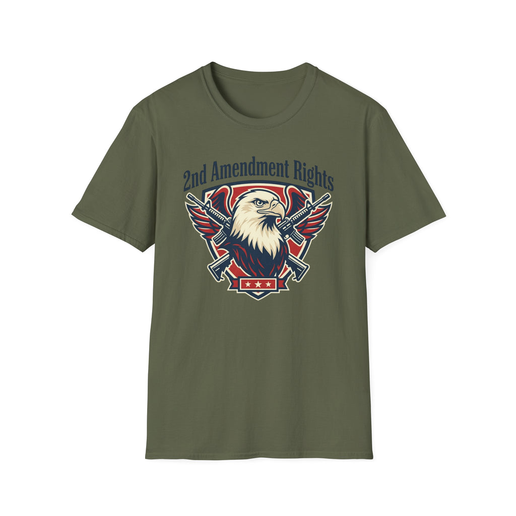 2nd Amendment Rights Eagle T-Shirt – Patriotic Gun Rights Tee