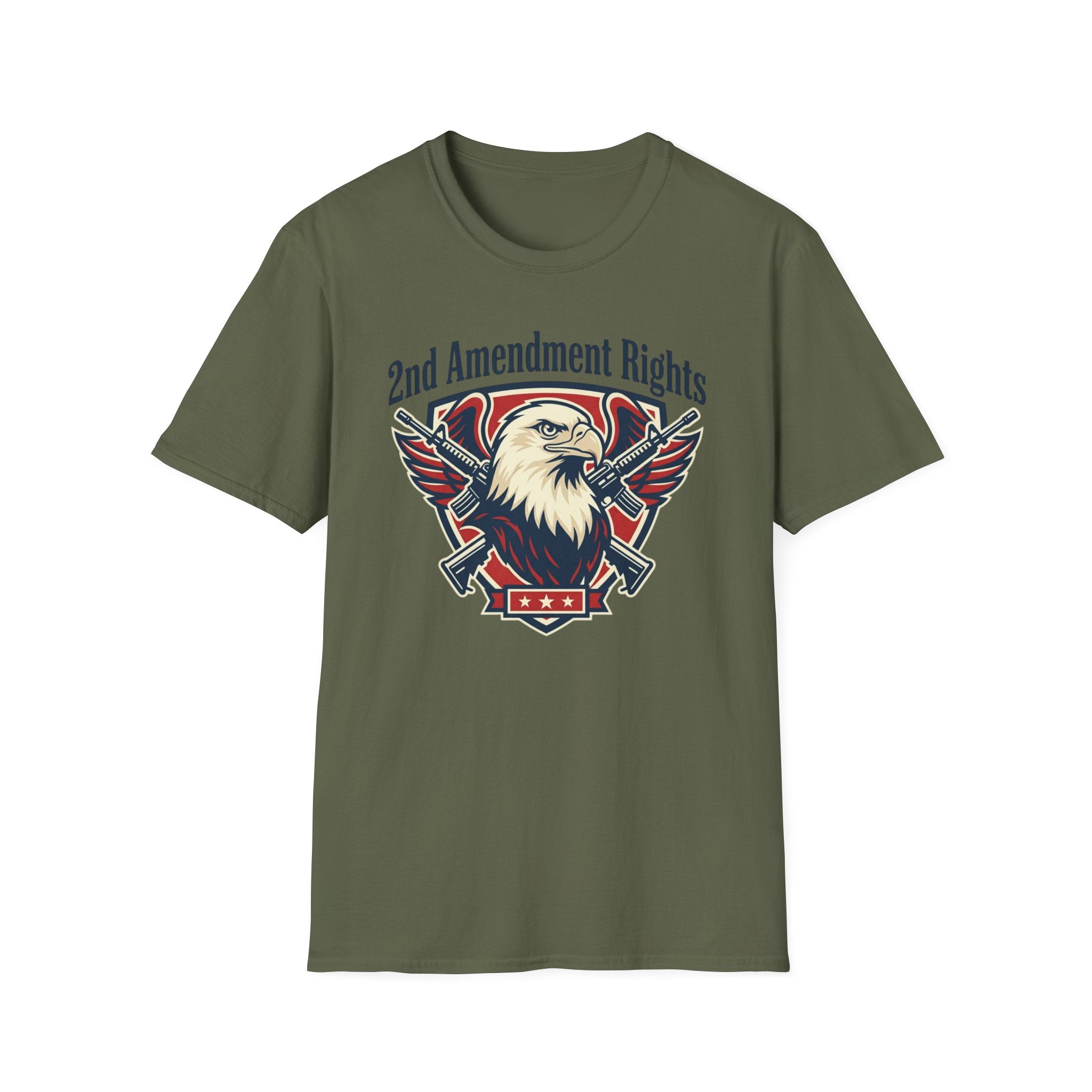 2nd Amendment Rights Eagle T-Shirt – Patriotic Gun Rights Tee