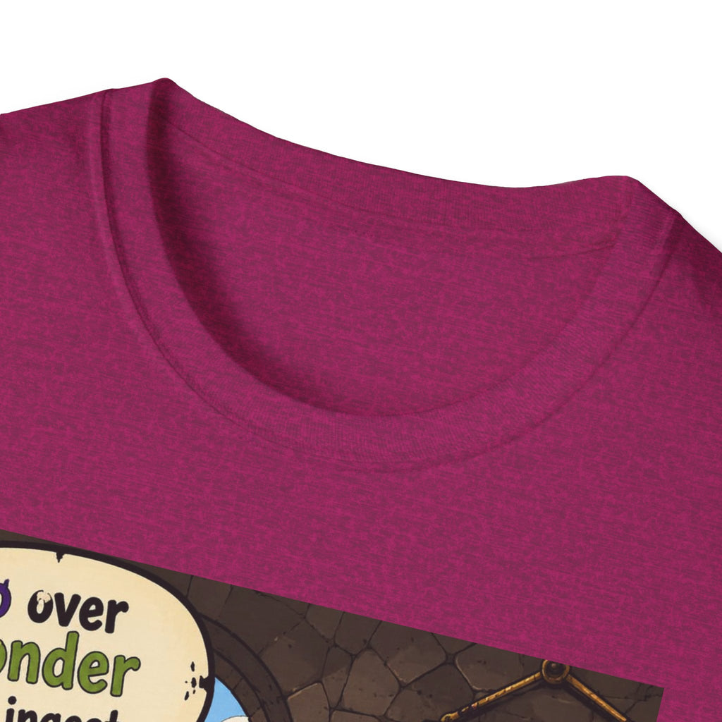 Funny Medieval Skeleton T‑Shirt – 'Go over yonder and ingest a satchel of Richard's' Graphic Tee