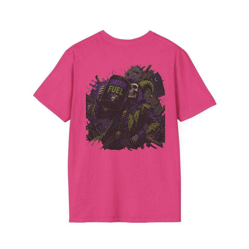 Fuel Mask Graphic T-Shirt — Dark Vaporwave Streetwear