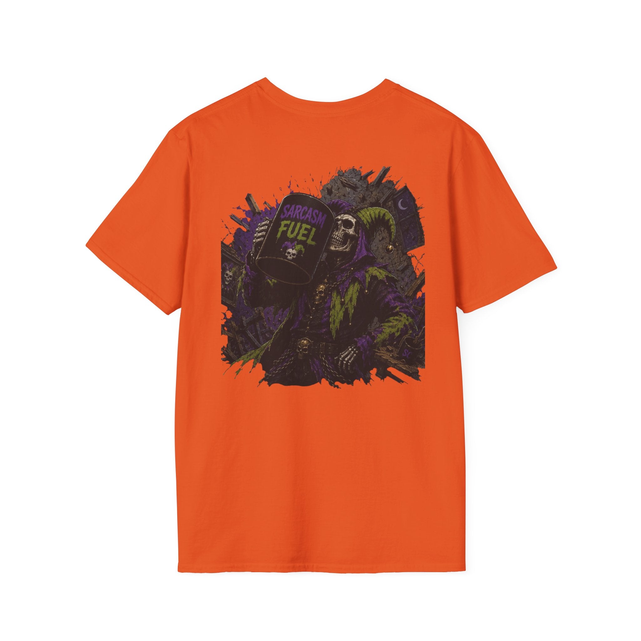 Fuel Mask Graphic T-Shirt — Dark Vaporwave Streetwear