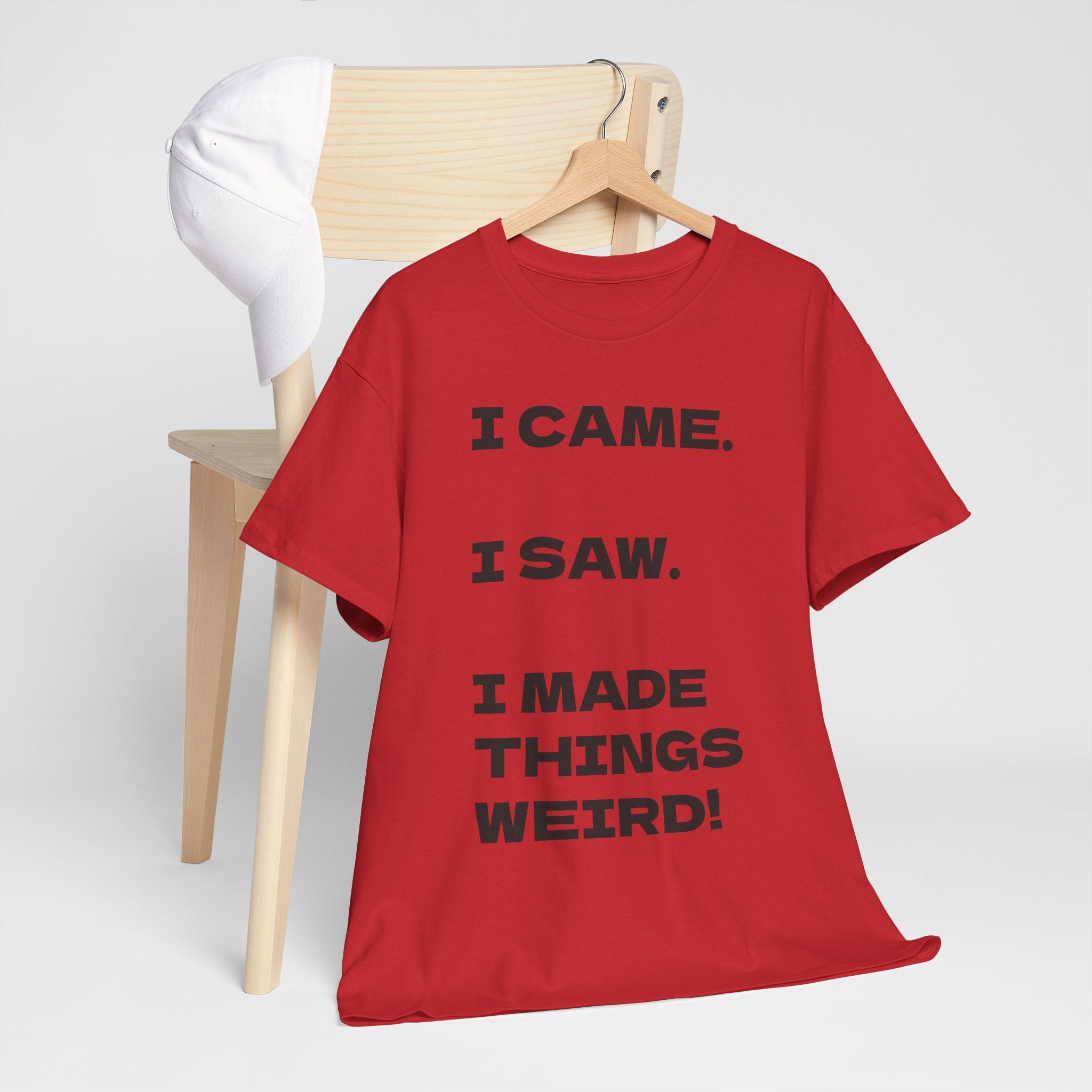 I Came I Saw I Made Things Weird T-Shirt — Funny Sarcastic Graphic Tee