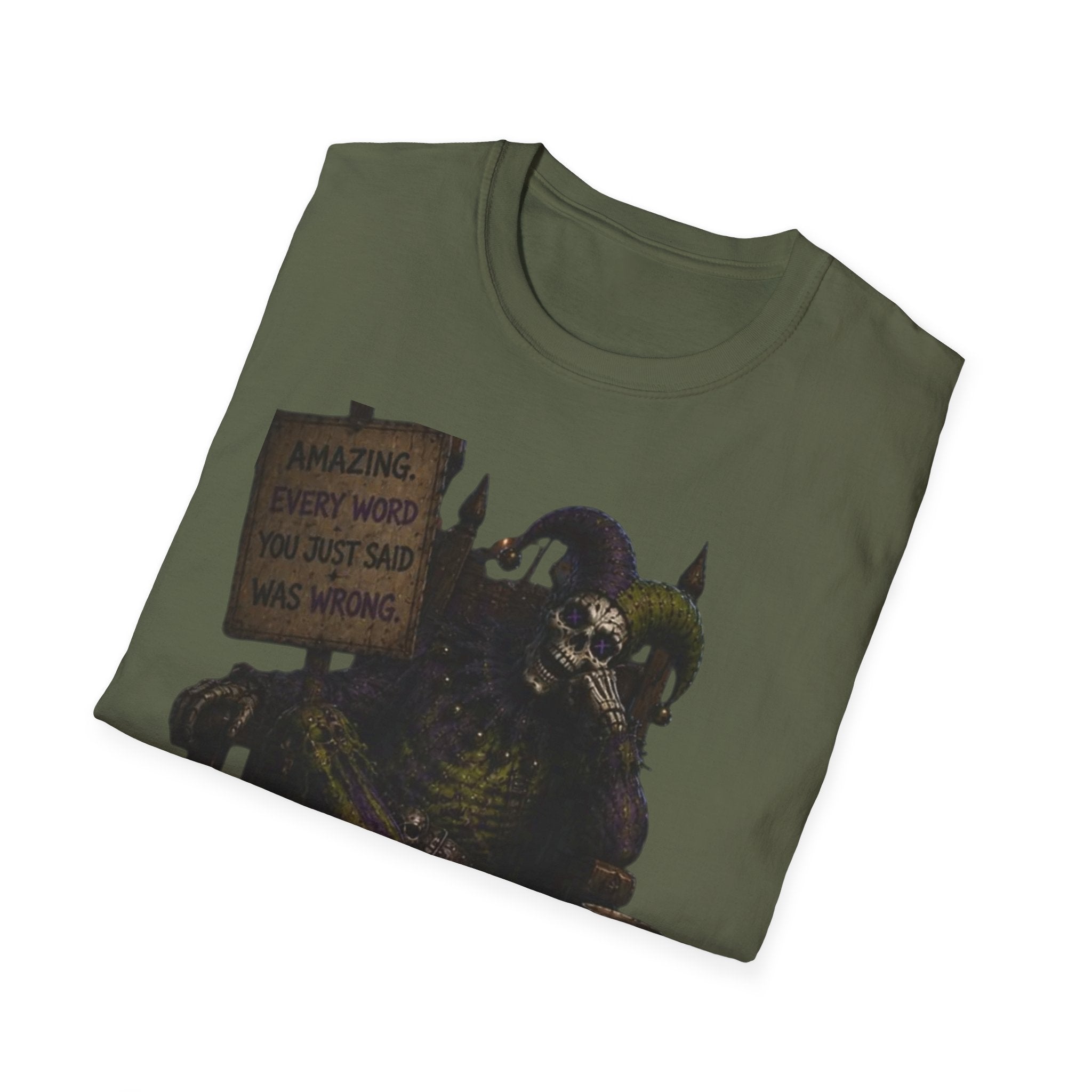 Viking Throne Graphic T-Shirt — "Berserker" Norse Warrior Design