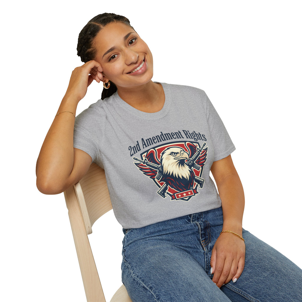 2nd Amendment Rights Eagle T-Shirt – Patriotic Gun Rights Tee