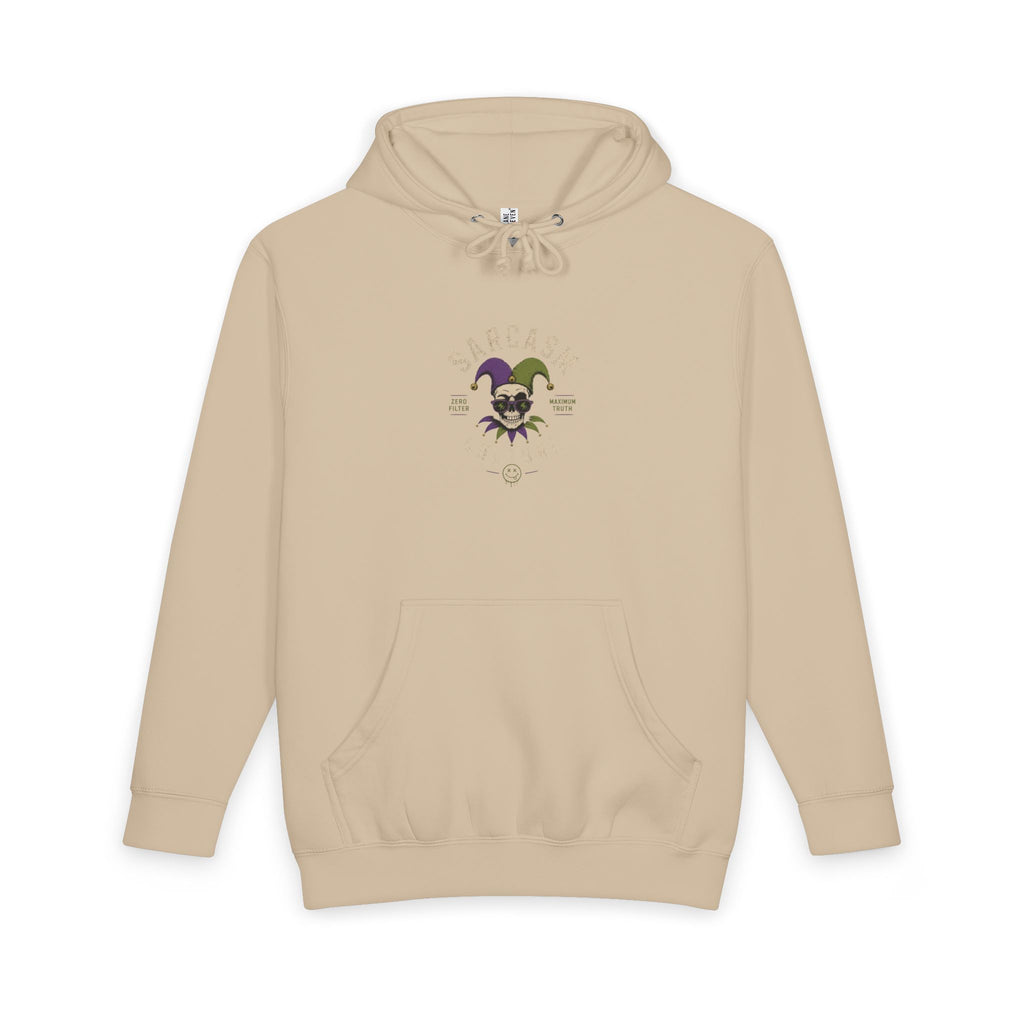 Jester Skull Hoodie - Dark Carnival Graphic Pullover (Back Print)