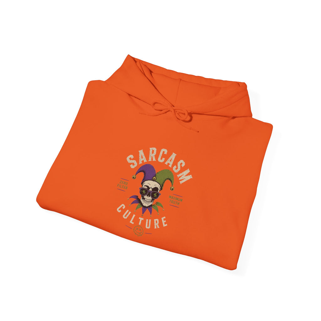 Sarcasm Culture Hoodie — Funny Joker Graphic Pullover