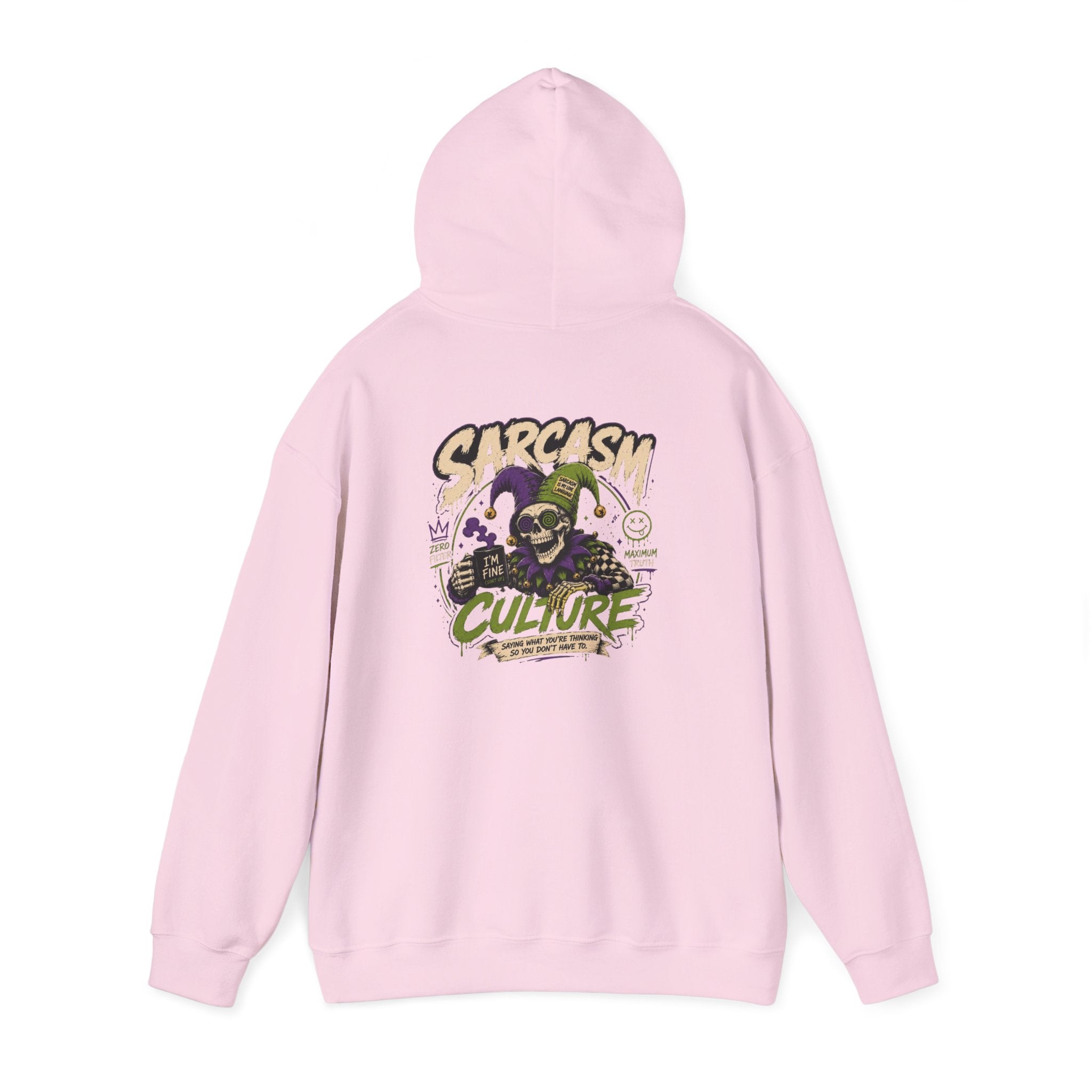 Graphic Heavy Blend Hoodie — Unisex Pullover Sweatshirt