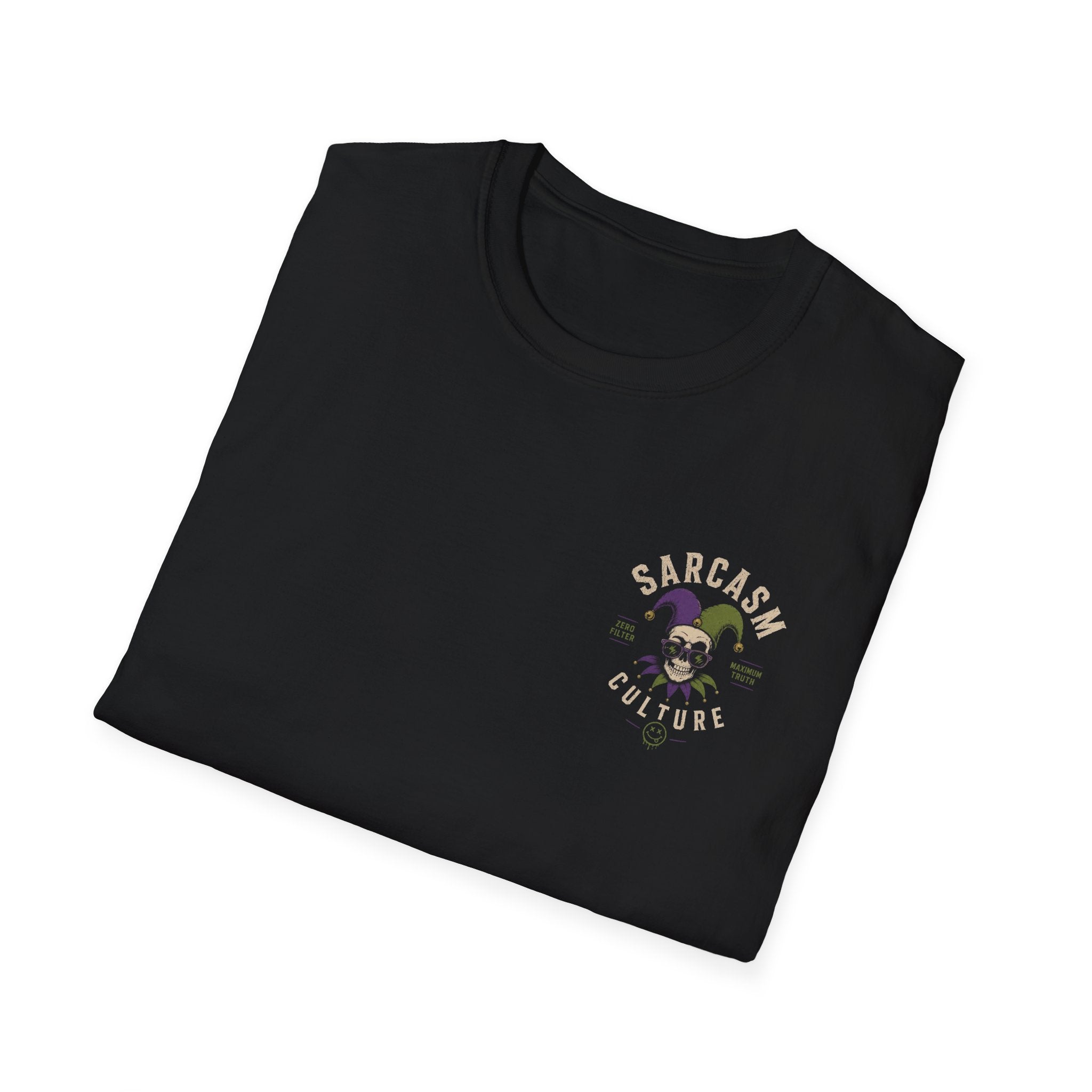 Fuel Mask Graphic T-Shirt — Dark Vaporwave Streetwear